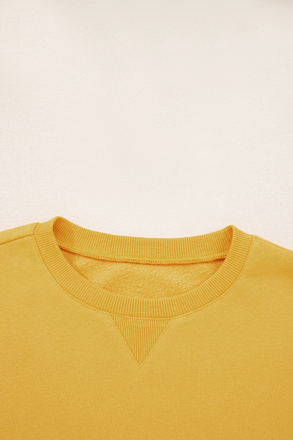 Citrus Pleated Balloon Sleeve Pullover Solid Sweatshirt-Tops/Sweatshirts & Hoodies-[Adult]-[Female]-2022 Online Blue Zone Planet