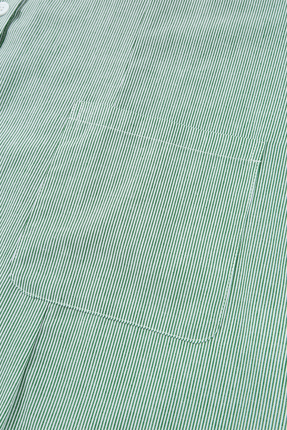 Green Stripe Frilled Sleeveless Collar Front Pocket Button Up Mini Dress-TOPS / DRESSES-[Adult]-[Female]-2022 Online Blue Zone Planet