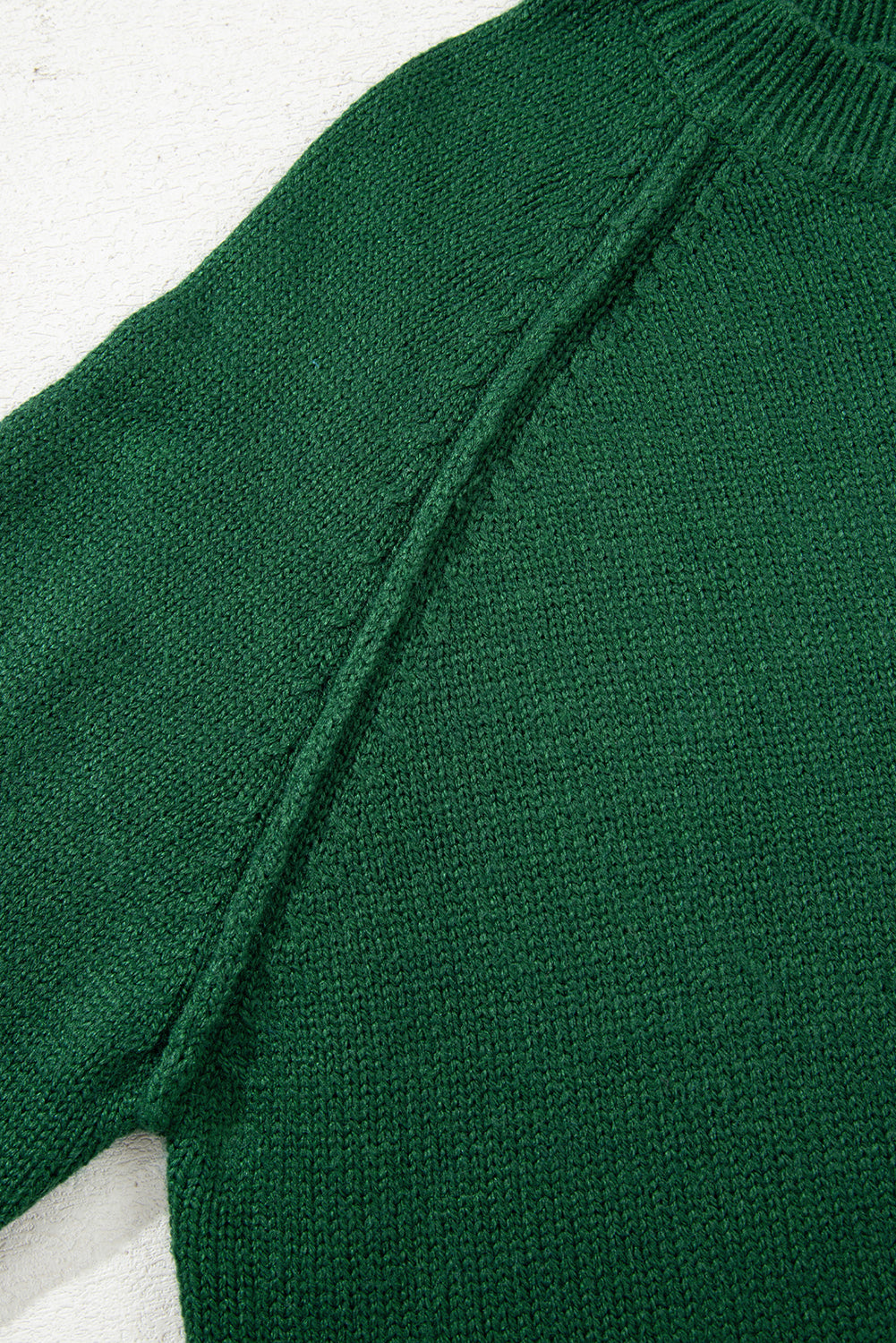 Evergreen Raglan Sleeve Crew Neck Sweater-TOPS / DRESSES-[Adult]-[Female]-2022 Online Blue Zone Planet