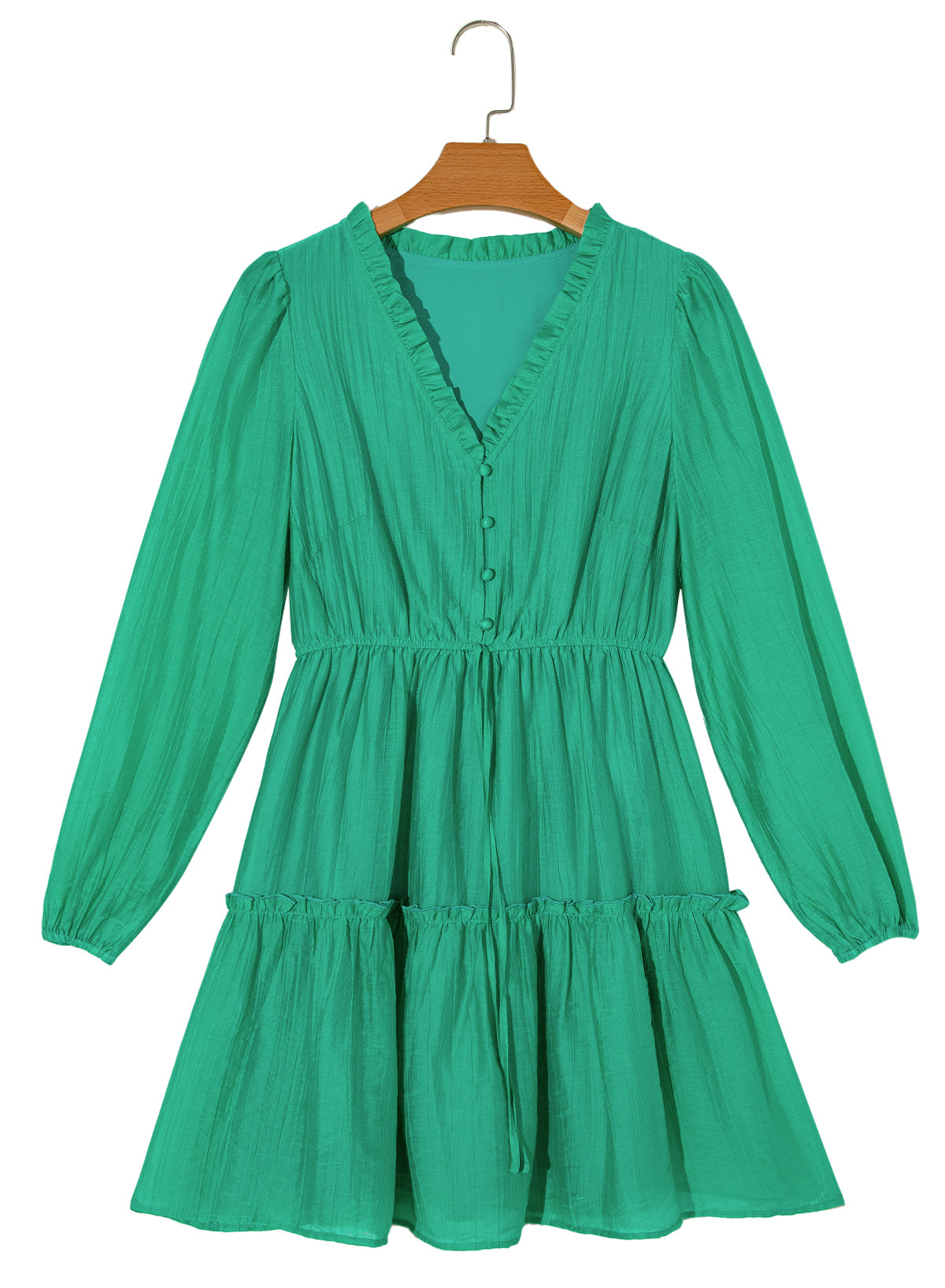 country road green ruffle dress Country Road Maxi Ruffle Dress