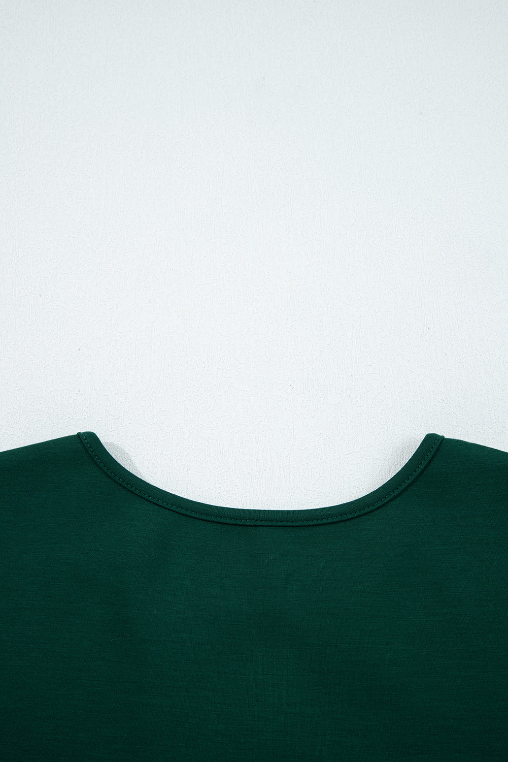 Blackish Green Solid Color Ruched Detail Long Sleeve Midi Dress-TOPS / DRESSES-[Adult]-[Female]-2022 Online Blue Zone Planet