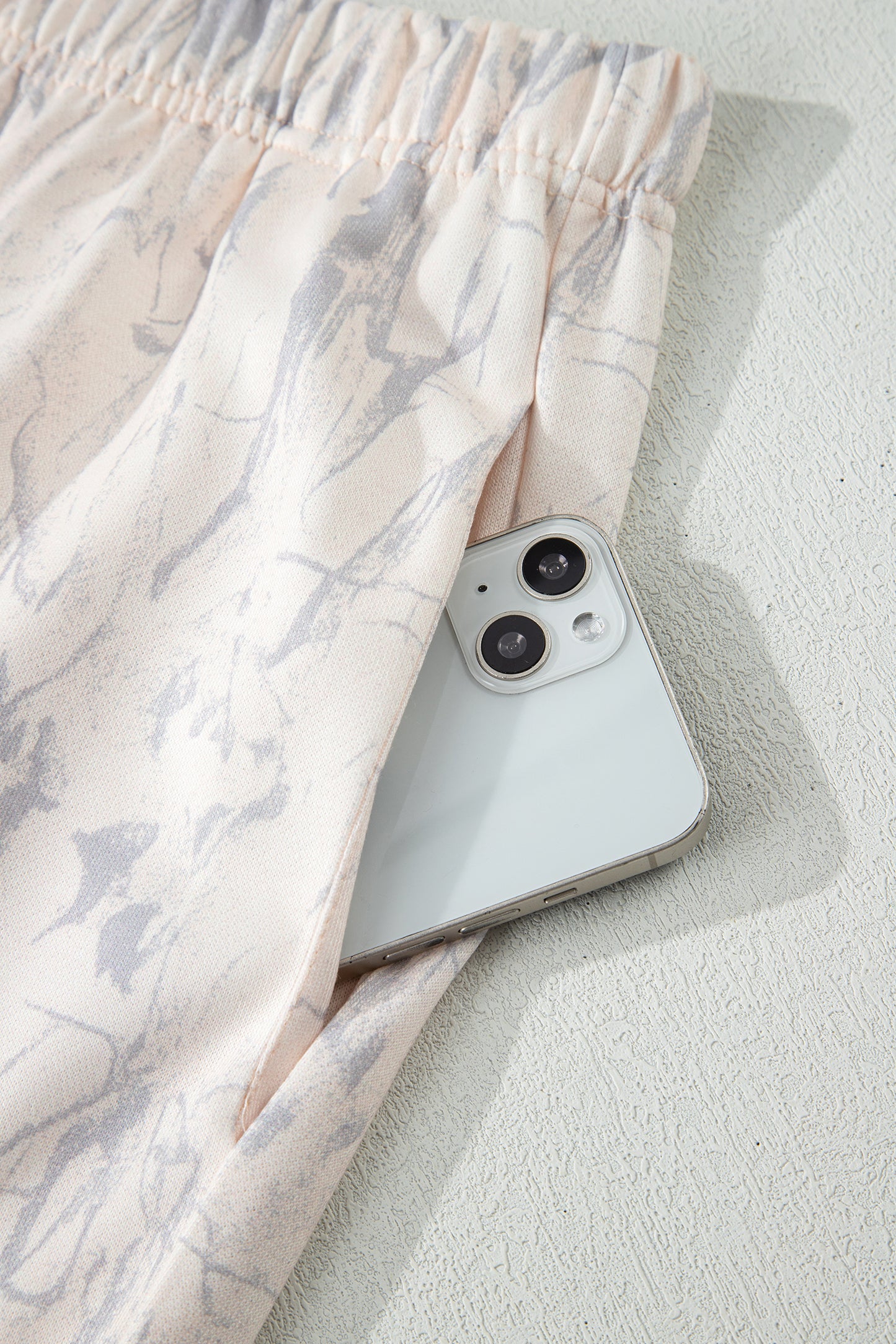 Khaki Camo Print Jogger Pants Set-Two Piece Sets/Pant Sets-[Adult]-[Female]-2022 Online Blue Zone Planet