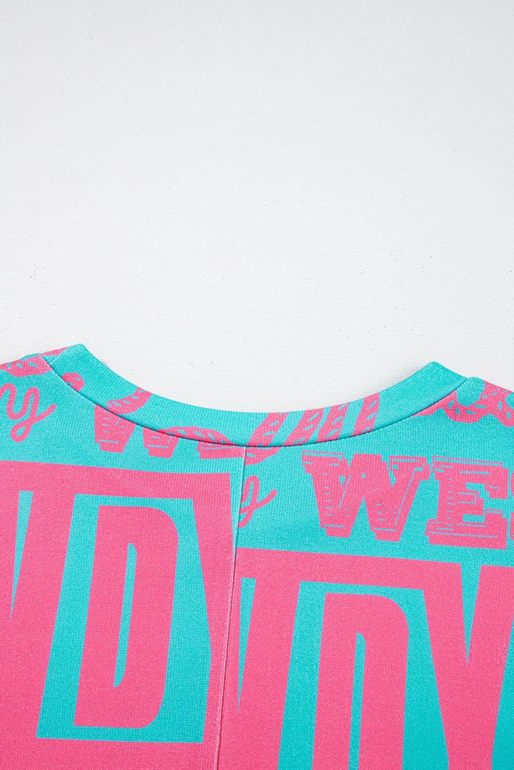 Green Howdy Cowboy Letter Printed Western Fashion Tee-Tops/Tops & Tees-[Adult]-[Female]-2022 Online Blue Zone Planet