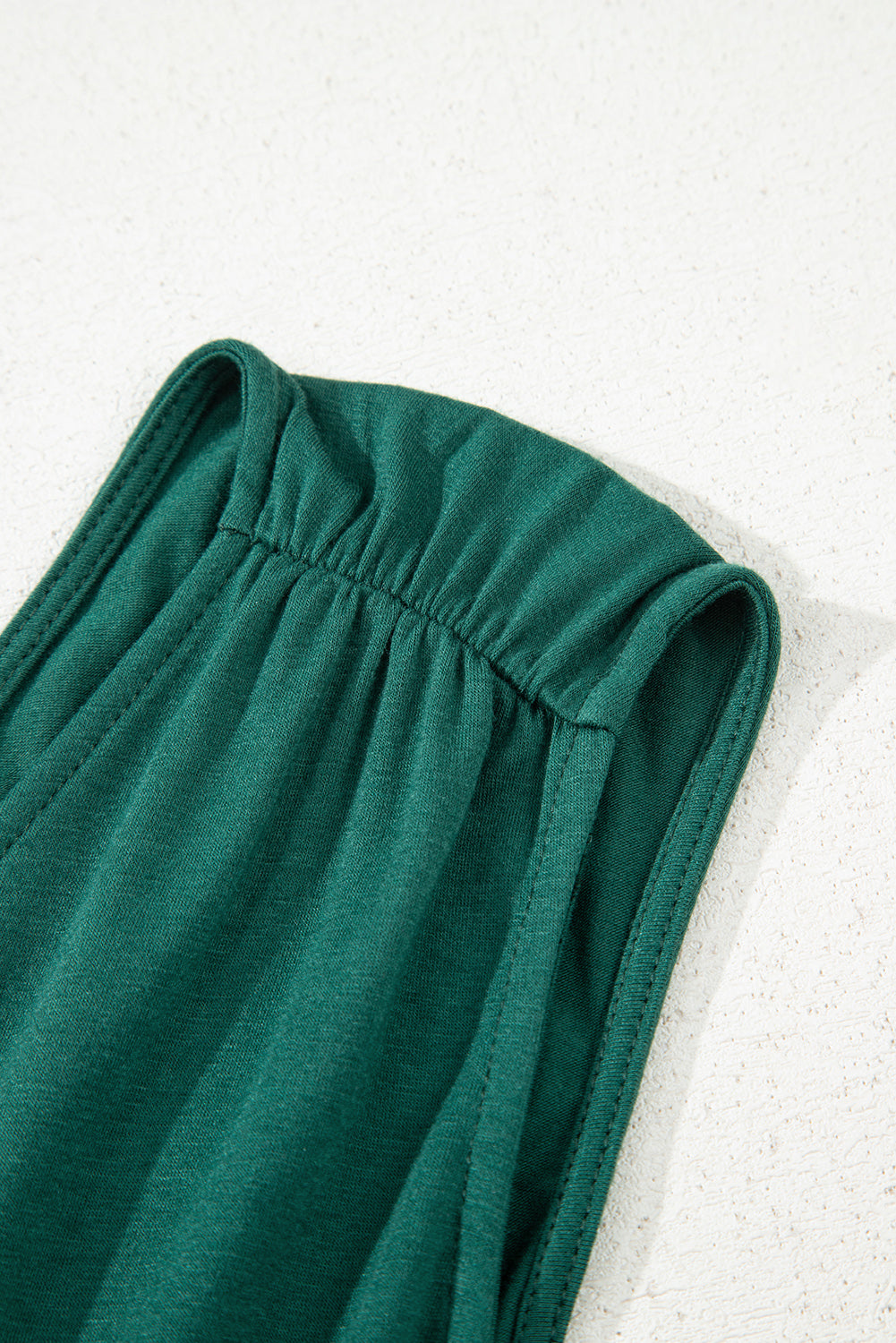 Blackish Green Deep V Pleated Crisscross Wide Leg Backless Jumpsuit-Bottoms/Jumpsuits & Rompers-[Adult]-[Female]-2022 Online Blue Zone Planet
