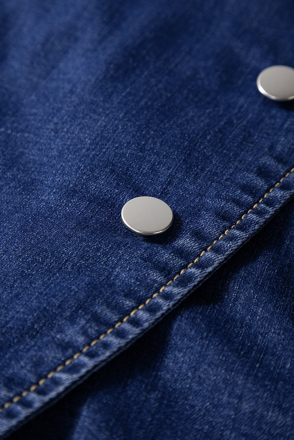 Blue Zone Planet | Bluing Asymmetric Wrapped Buttoned High Waist Denim Shorts-Bottoms/Denim Shorts-[Adult]-[Female]-2022 Online Blue Zone Planet