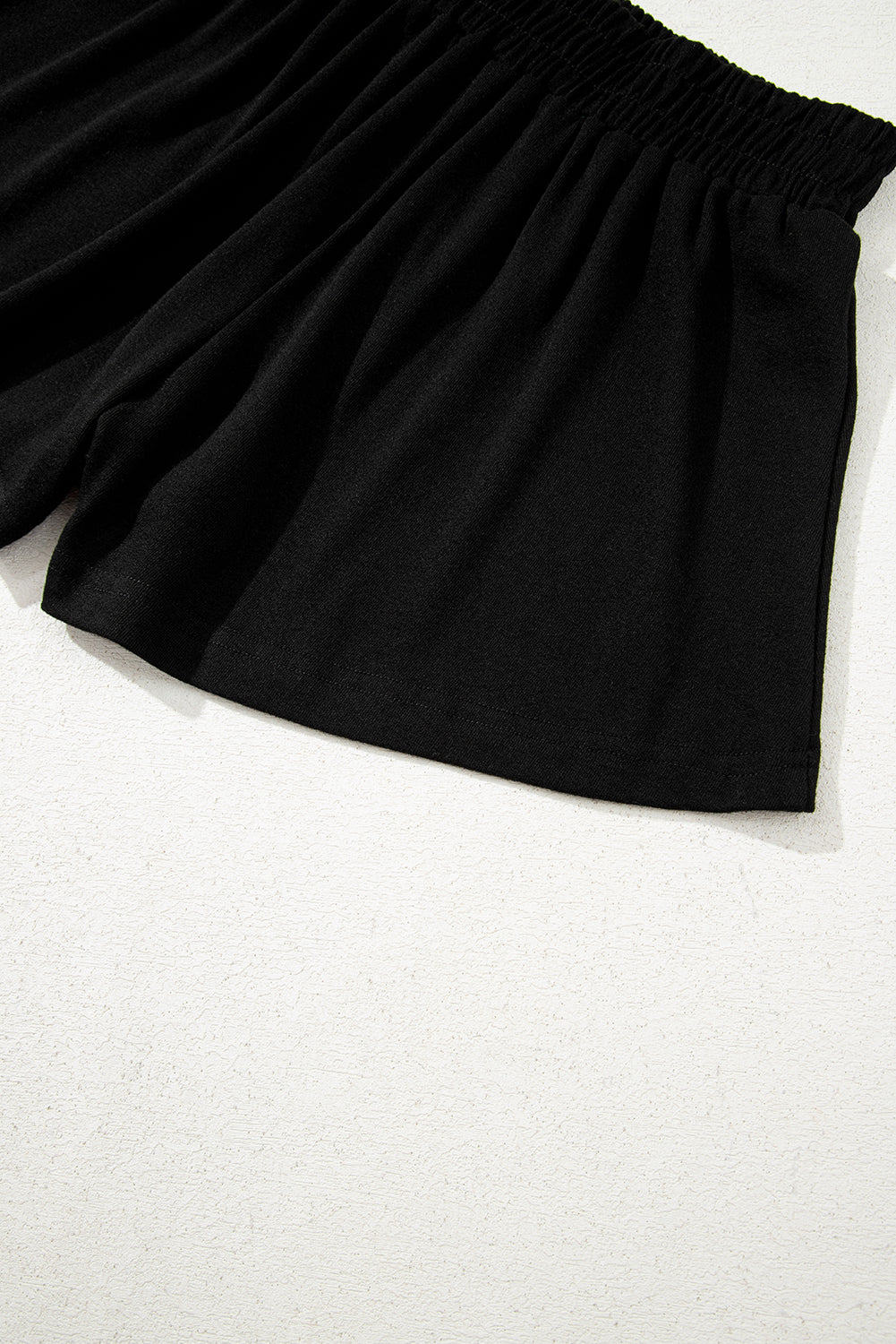 Black 3 Pcs Crop Tank Top Shorts with Cardigan Lounge Set-Loungewear & Sleepwear/Loungewear-[Adult]-[Female]-2022 Online Blue Zone Planet