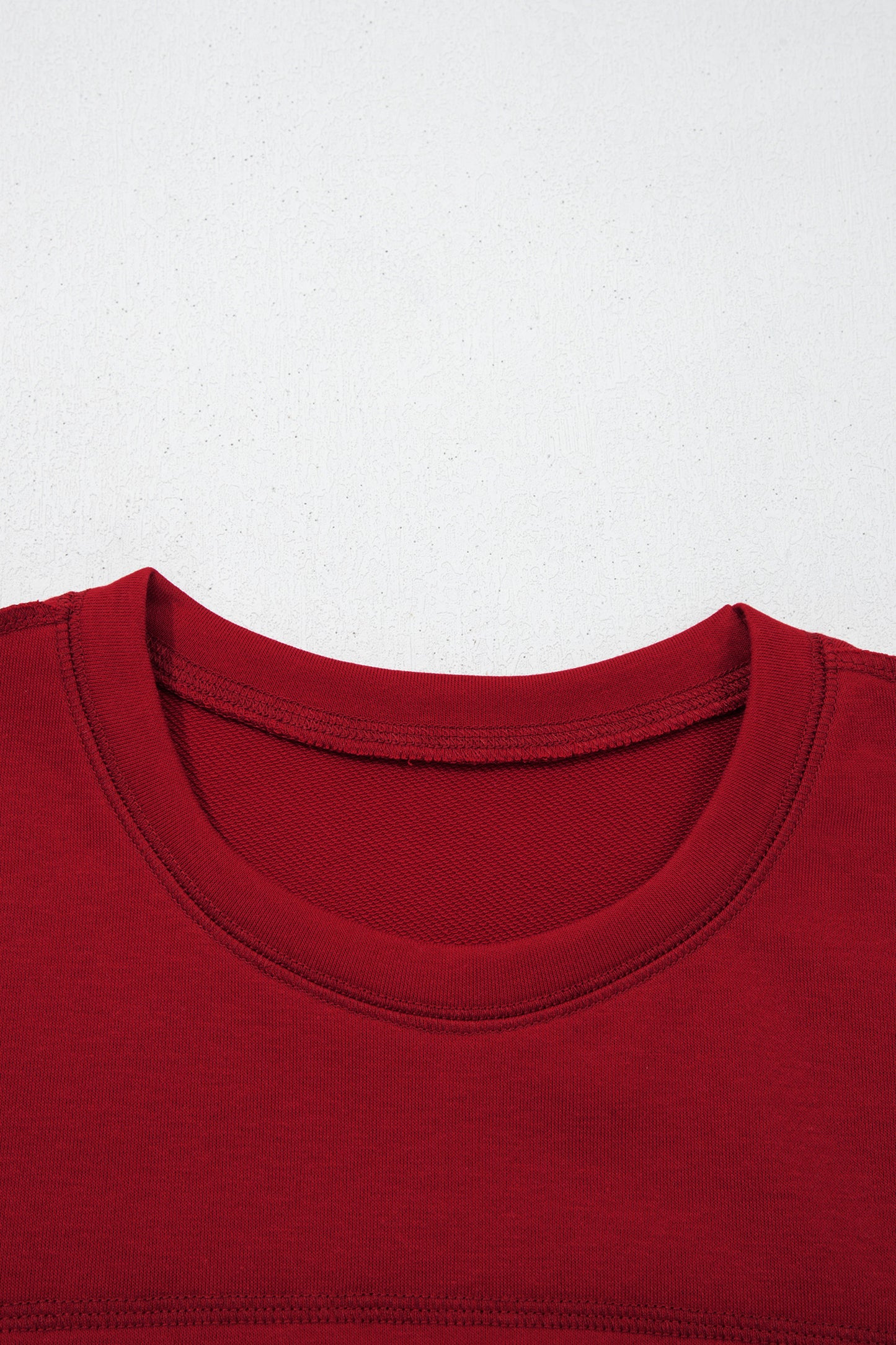 Racing Red Drop Shoulder Boxy Tee and Barrel Pants Set-Two Piece Sets/Pant Sets-[Adult]-[Female]-2022 Online Blue Zone Planet