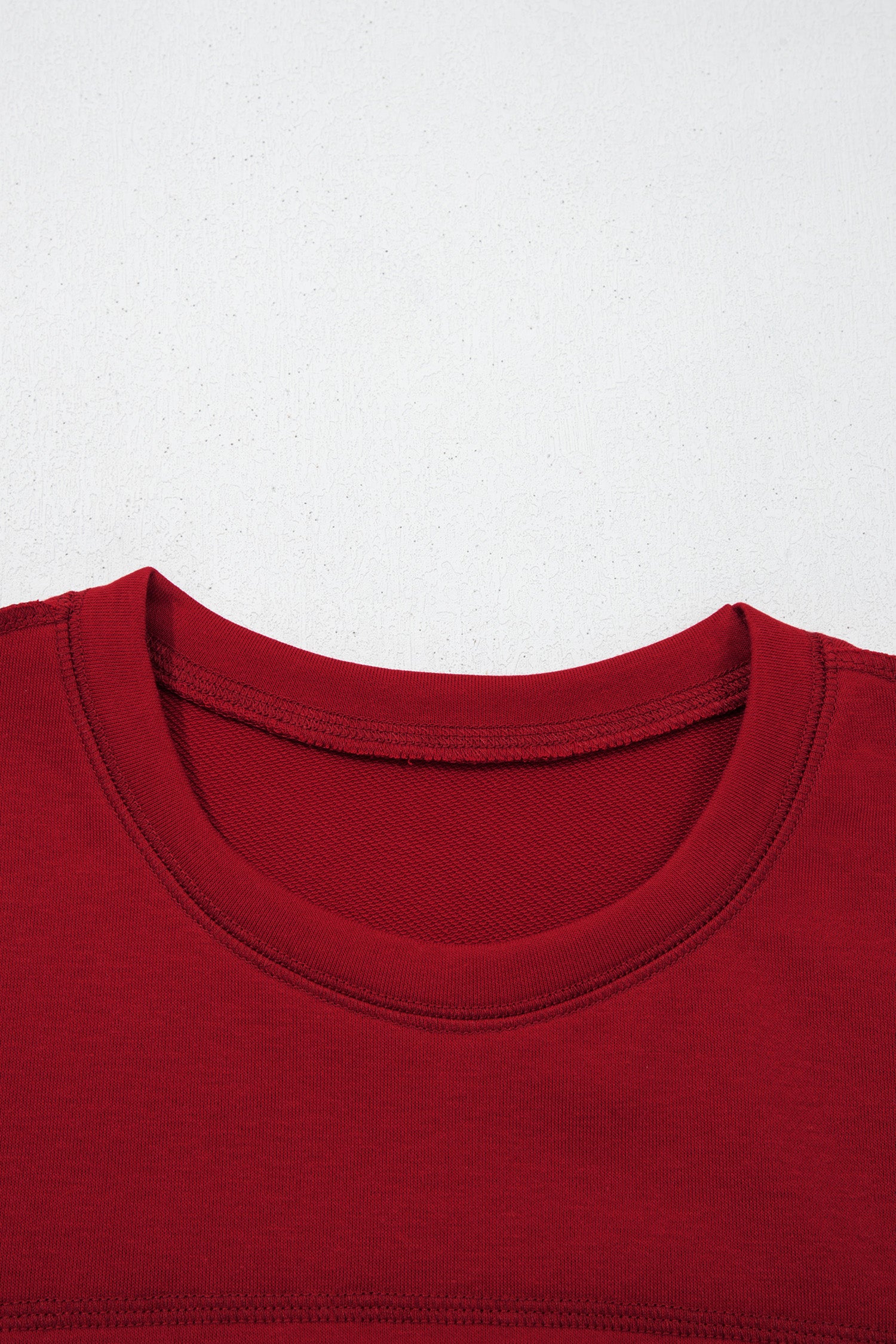 Racing Red Drop Shoulder Boxy Tee and Barrel Pants Set-Two Piece Sets/Pant Sets-[Adult]-[Female]-2022 Online Blue Zone Planet