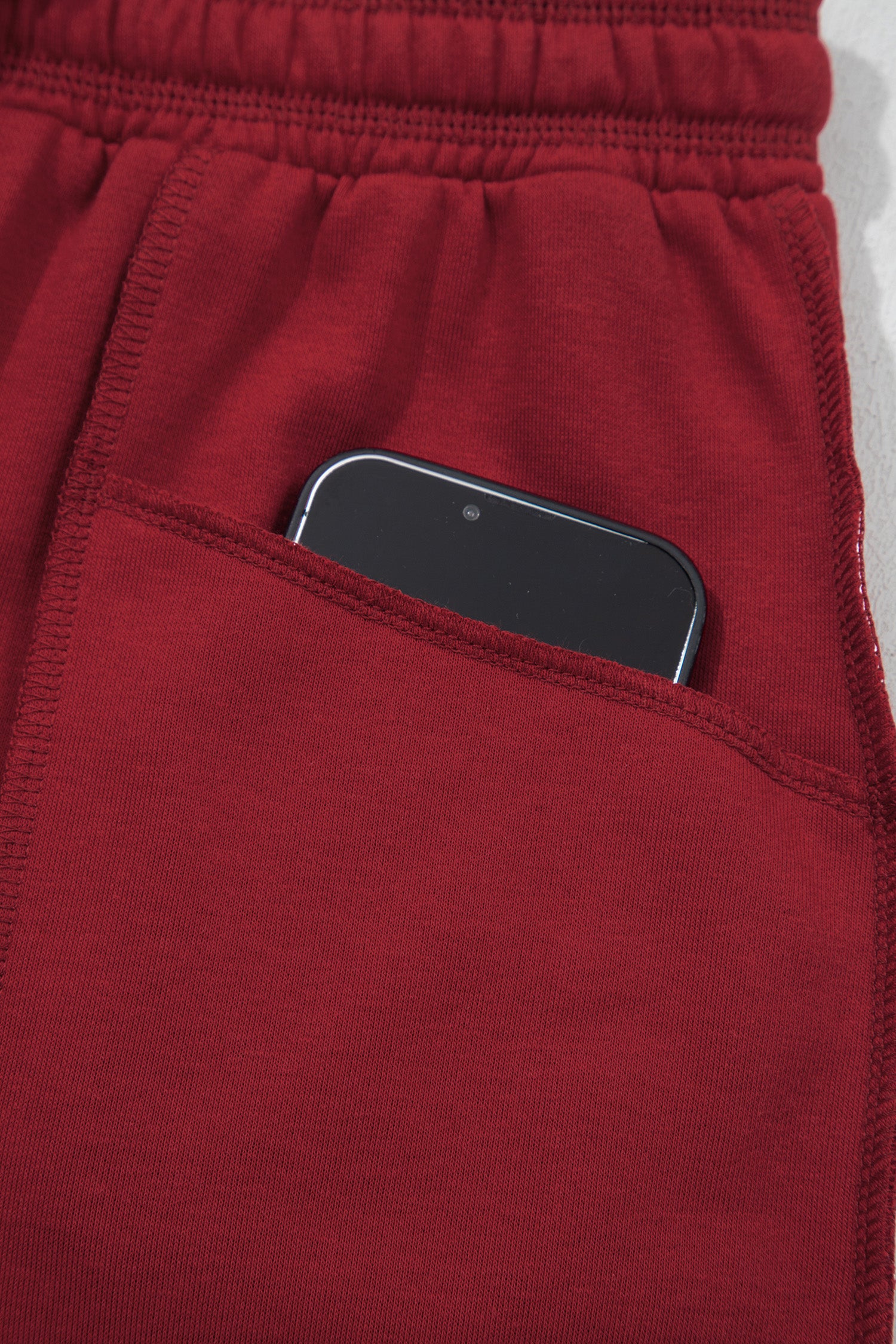 Racing Red Drop Shoulder Boxy Tee and Barrel Pants Set-Two Piece Sets/Pant Sets-[Adult]-[Female]-2022 Online Blue Zone Planet