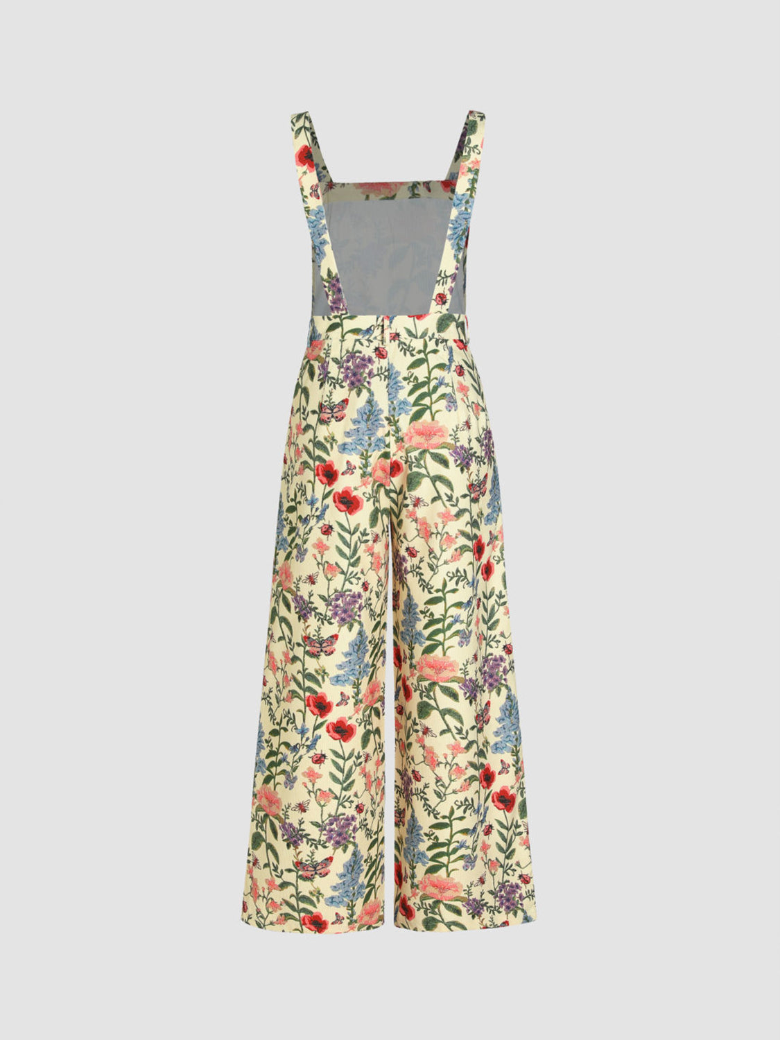 Floral Wide Leg Overalls-TOPS / DRESSES-[Adult]-[Female]-2022 Online Blue Zone Planet