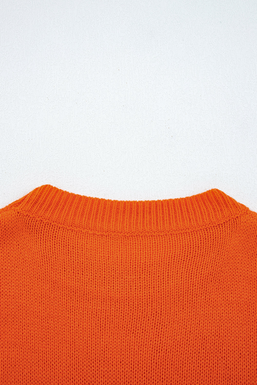 Flamingo Halloween Spooky Face Hollowed Pattern Casual Sweater-TOPS / DRESSES-[Adult]-[Female]-2022 Online Blue Zone Planet