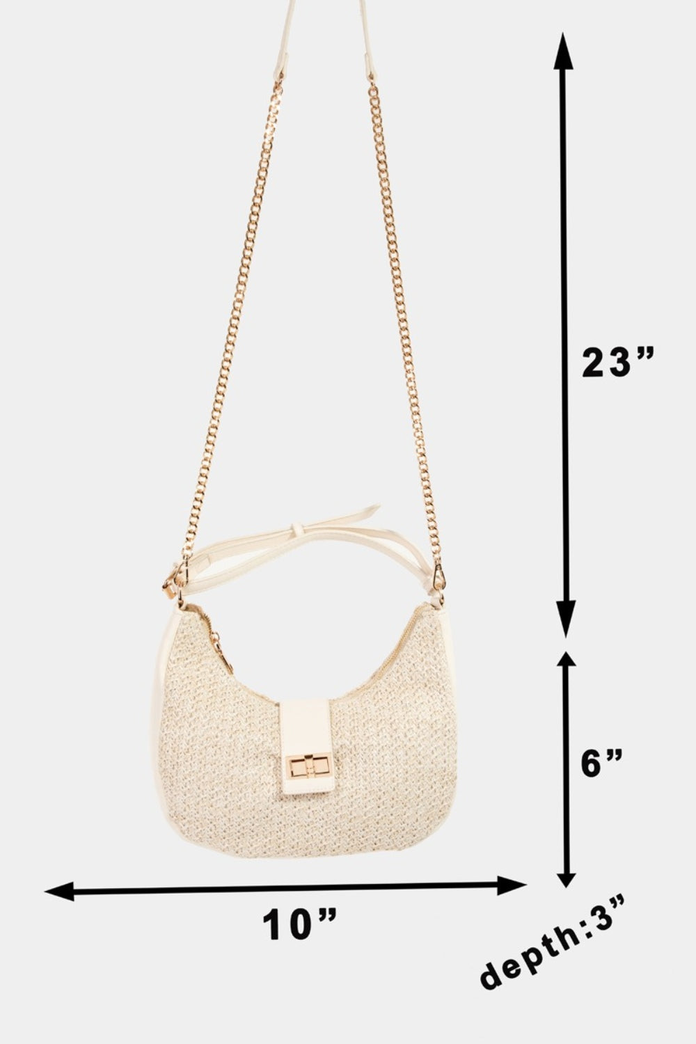 Fame Straw Braid Hobo Bag-HANDBAGS-[Adult]-[Female]-Ivory-One Size-2022 Online Blue Zone Planet