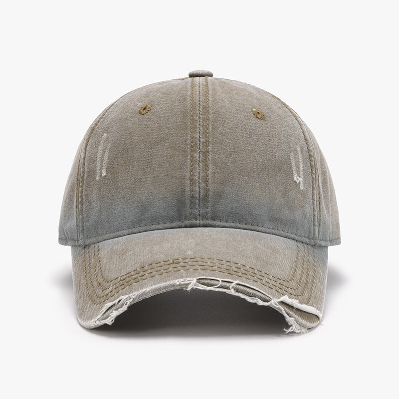 Blue Zone Planet | Distressed Washed Adjustable Baseball Cap-TOPS / DRESSES-[Adult]-[Female]-Mocha-One Size-2022 Online Blue Zone Planet