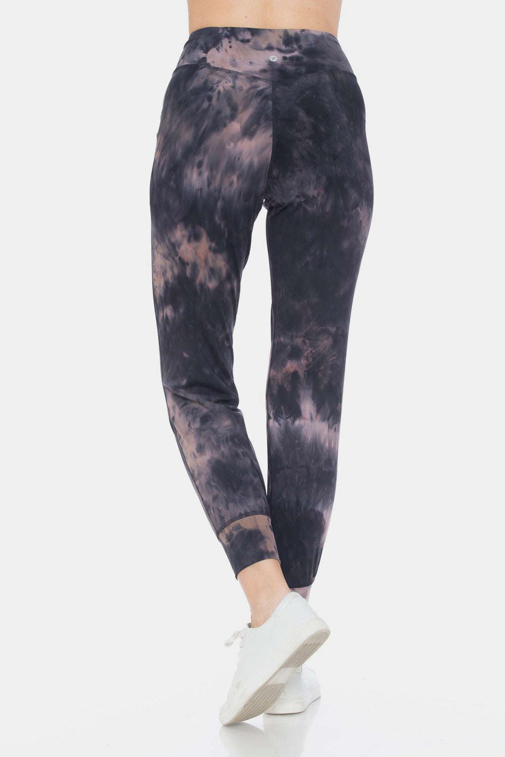 Leggings Depot Tie-Dye High Waist Cropped Leggings-[Adult]-[Female]-2022 Online Blue Zone Planet