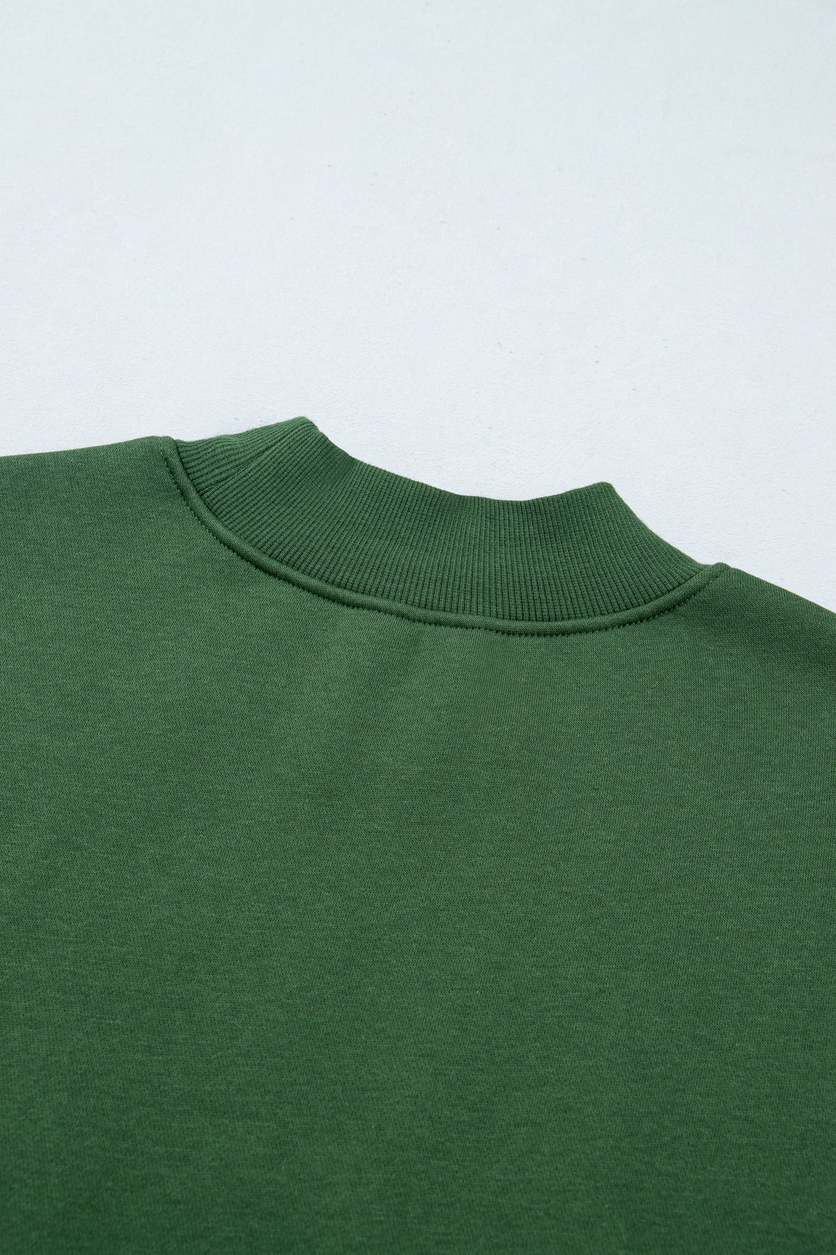 Evergreen Plaid Sleeve Colorblock Loose Tunic Sweatshirt-Tops/Sweatshirts & Hoodies-[Adult]-[Female]-2022 Online Blue Zone Planet