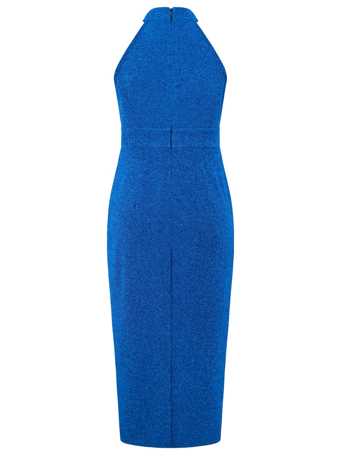 Blue Zone Planet | Slit Ruched Mock Neck Sleeveless Dress-TOPS / DRESSES-[Adult]-[Female]-2022 Online Blue Zone Planet