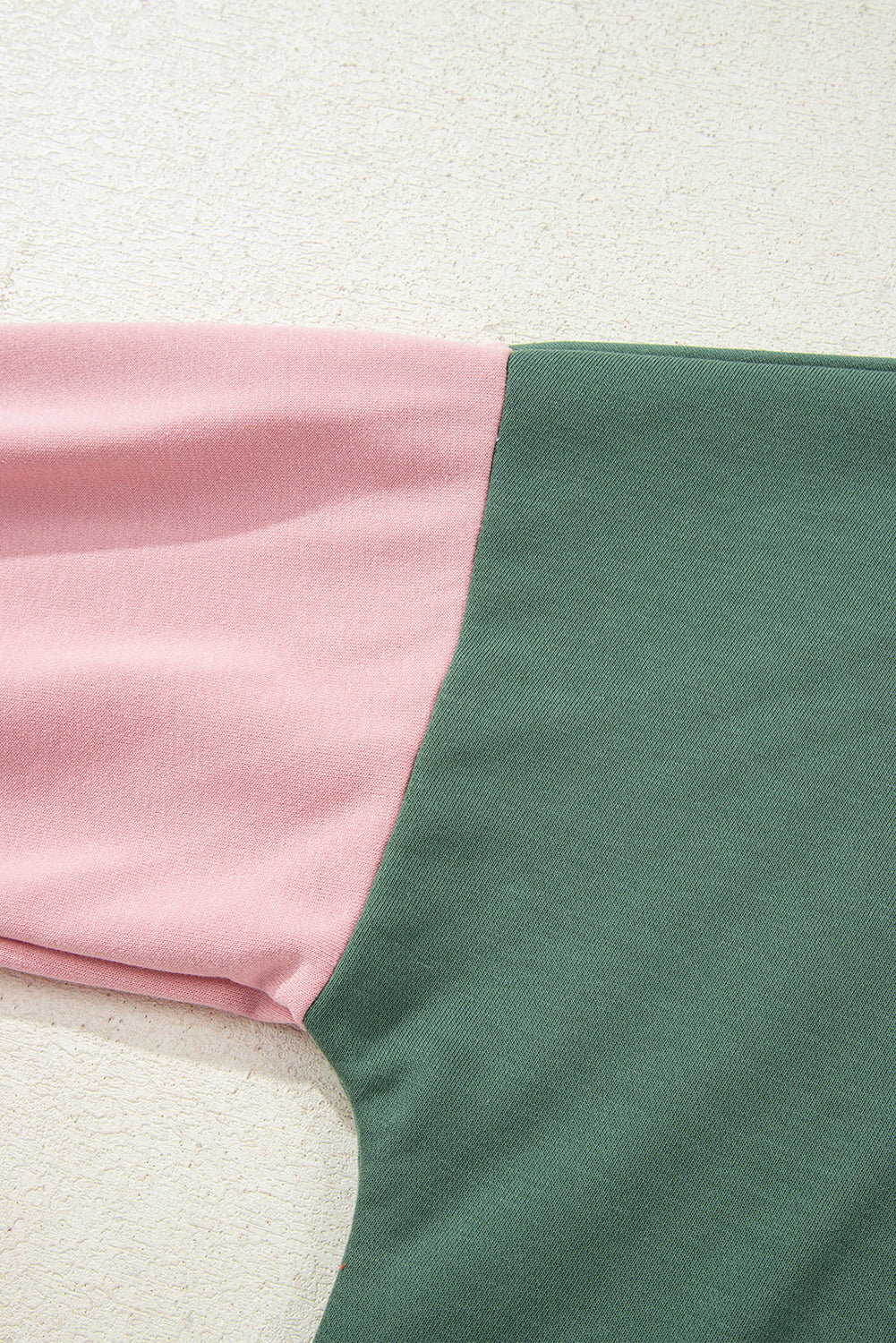 Chestnut 2pcs Color Block Pullover Loose Pant Set-Two Piece Sets/Pant Sets-[Adult]-[Female]-2022 Online Blue Zone Planet