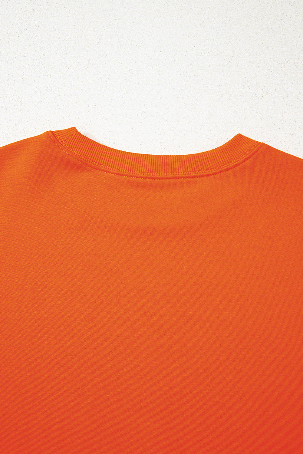 Orange Varsity Striped Detail Drop Shoulder Oversized Sweatshirt-Tops/Sweatshirts & Hoodies-[Adult]-[Female]-2022 Online Blue Zone Planet