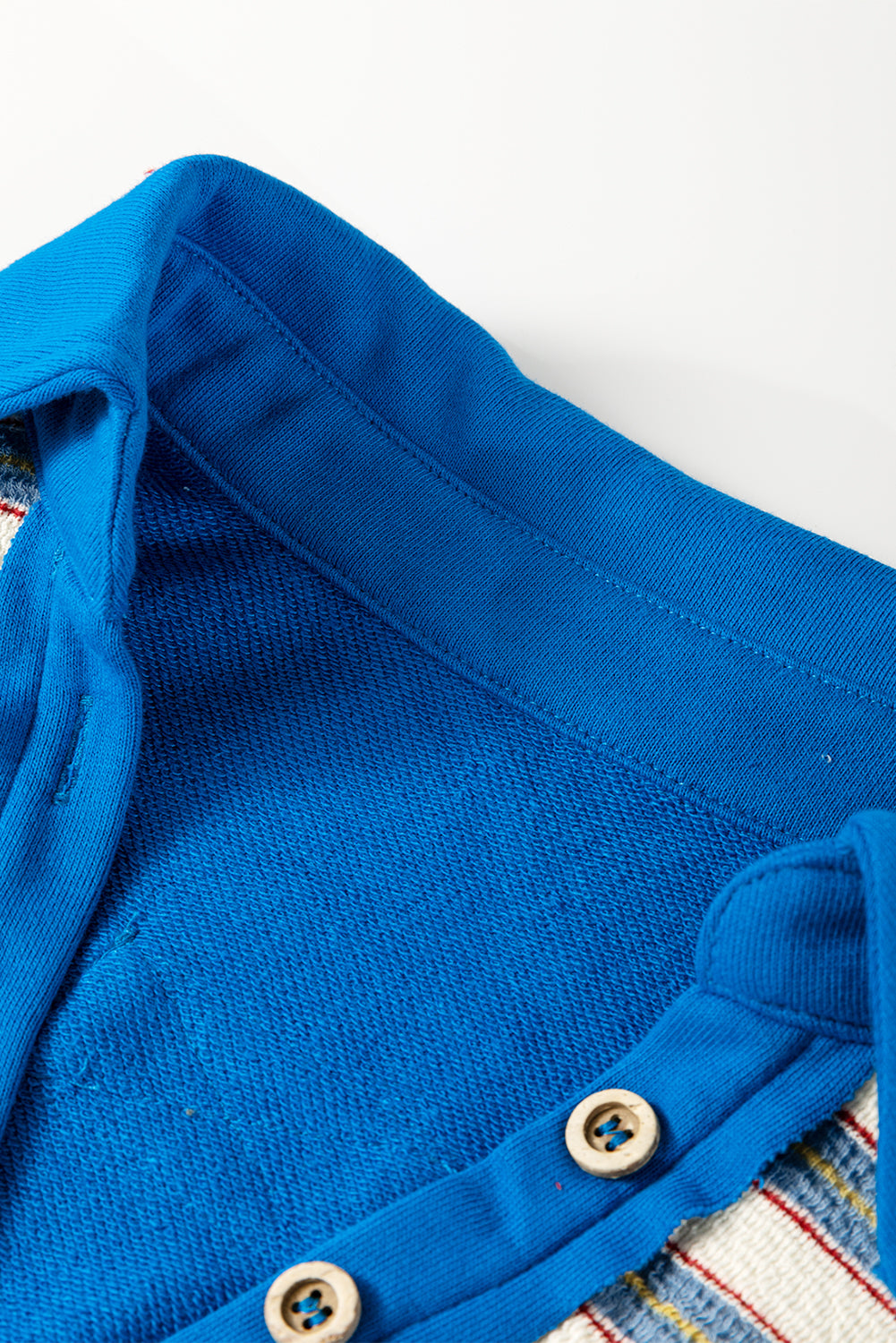 Pink Stripe Collared V Neck Drop Shoulder Top-Long Sleeve Tops-[Adult]-[Female]-2022 Online Blue Zone Planet