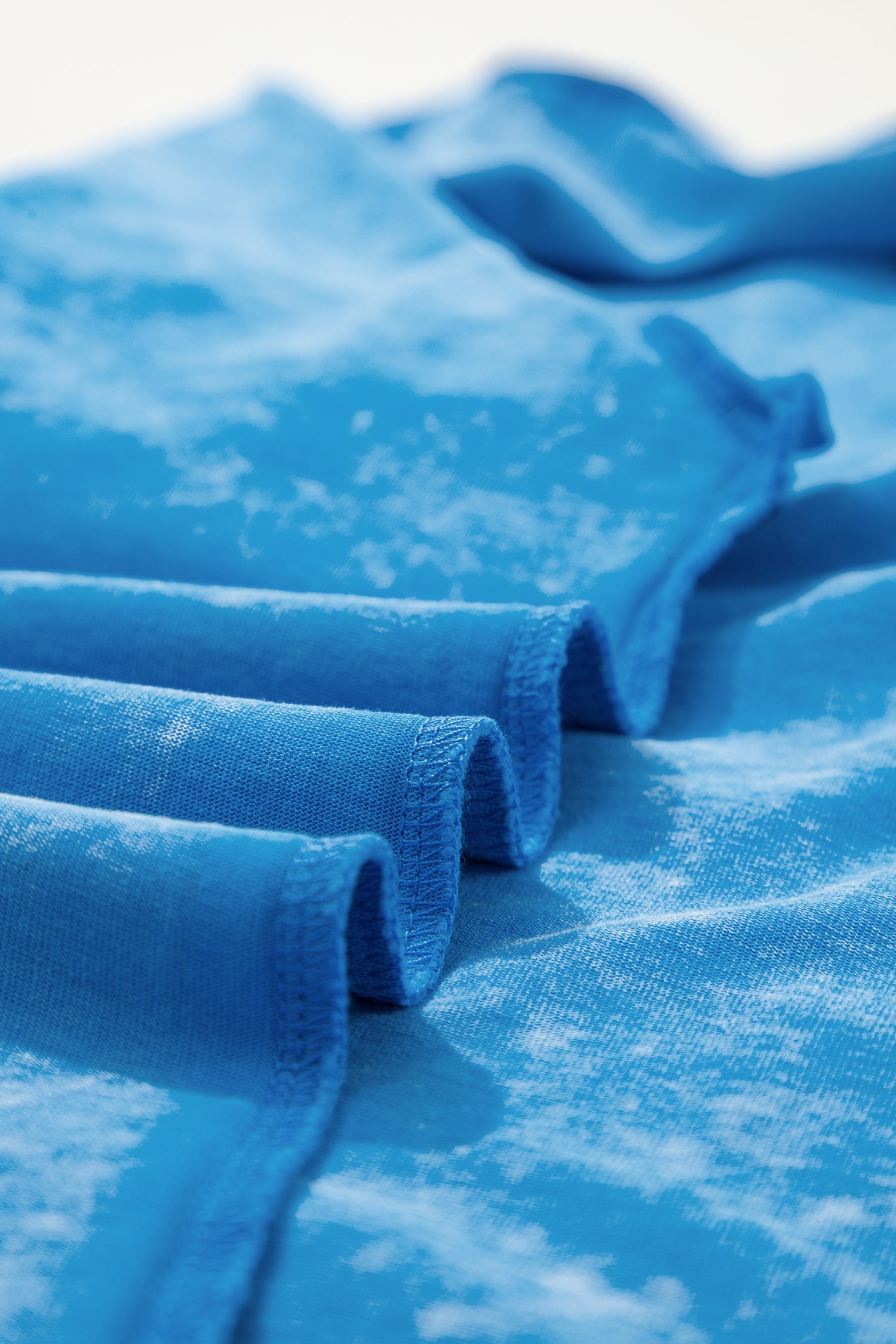 Blue Mineral Washed Oversized Tee-Tops/Tops & Tees-[Adult]-[Female]-2022 Online Blue Zone Planet