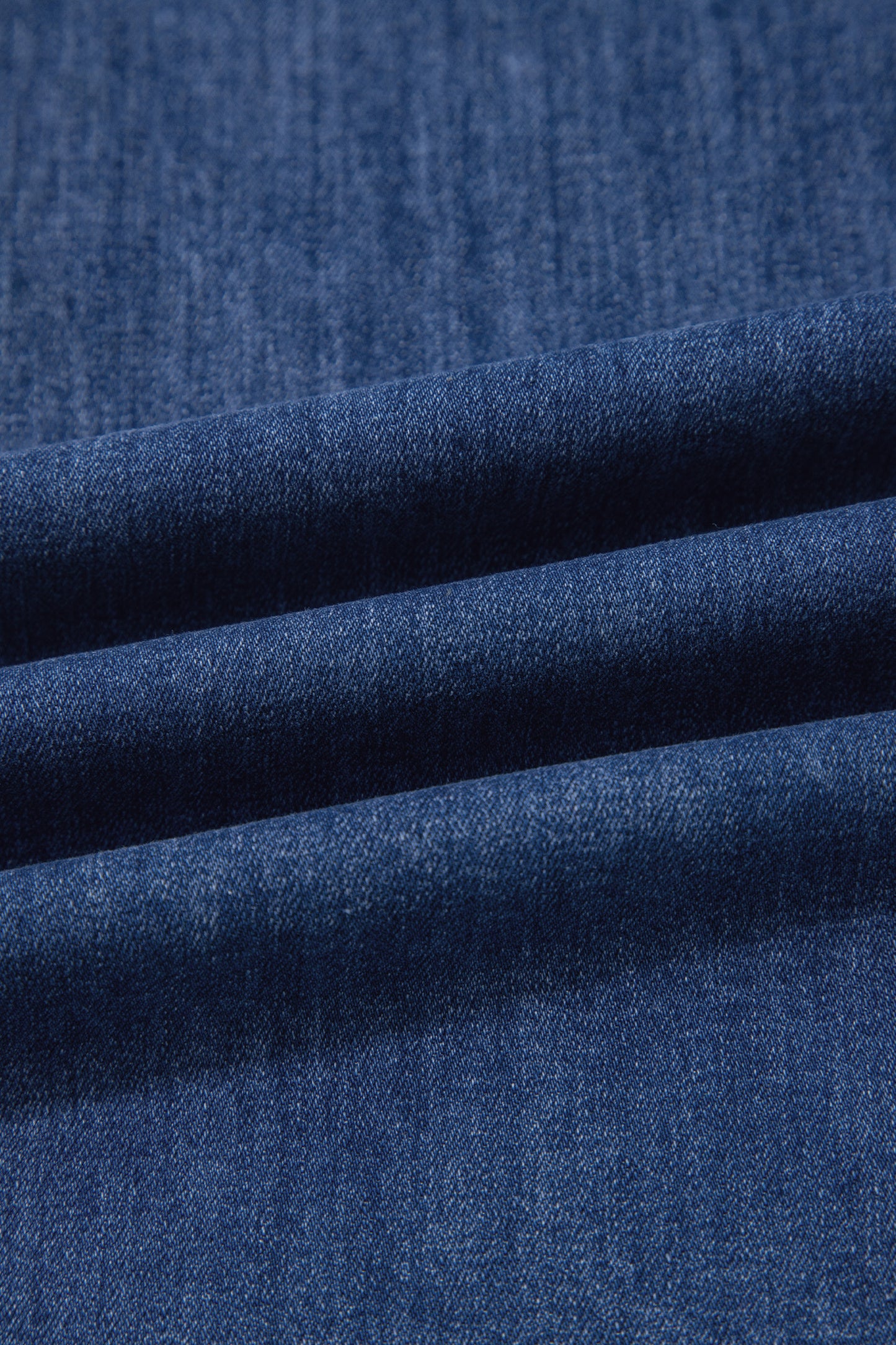 Ashleigh Blue Golden Button Detail Rolled Edge Flare Leg Jeans-Bottoms/Jeans-[Adult]-[Female]-2022 Online Blue Zone Planet