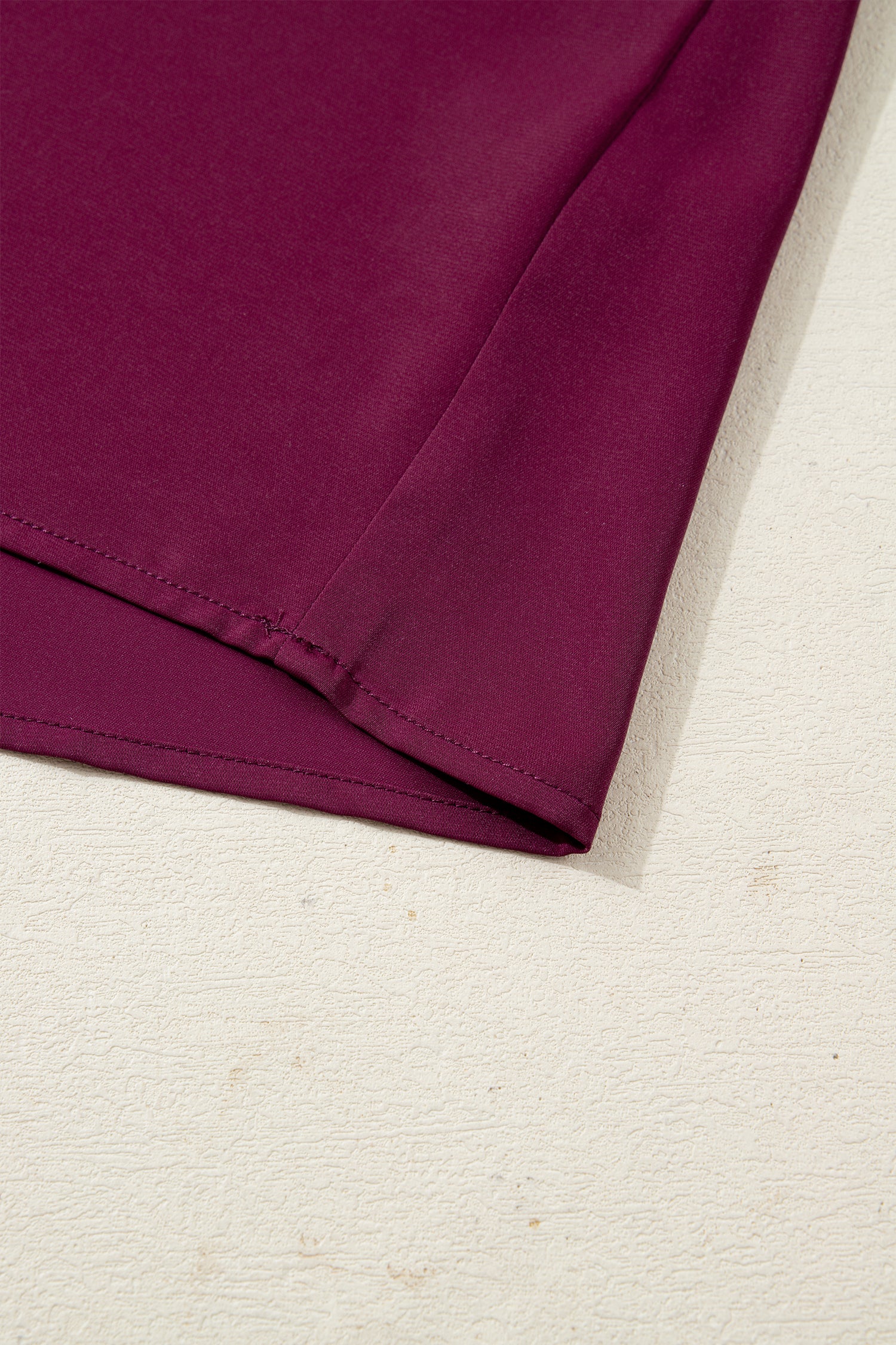 Red Dahlia Contrast Leopard Trim V Neck Short Sleeve Blouse-Tops/Blouses & Shirts-[Adult]-[Female]-2022 Online Blue Zone Planet