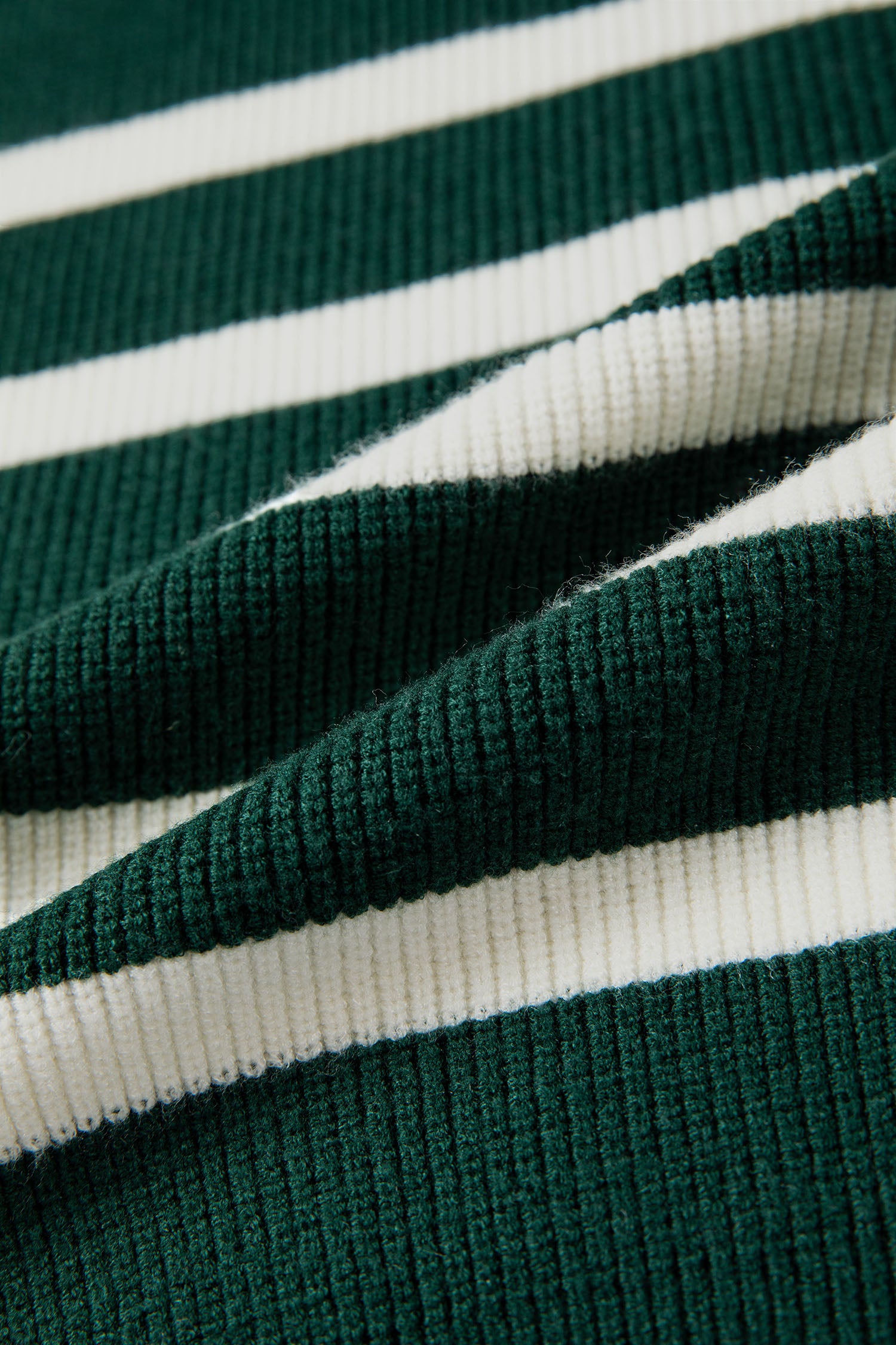 Blackish Green Ribbed Half Zip Collared Sweater Vest-Sweaters & Cardigans/Sweater Vests-[Adult]-[Female]-2022 Online Blue Zone Planet