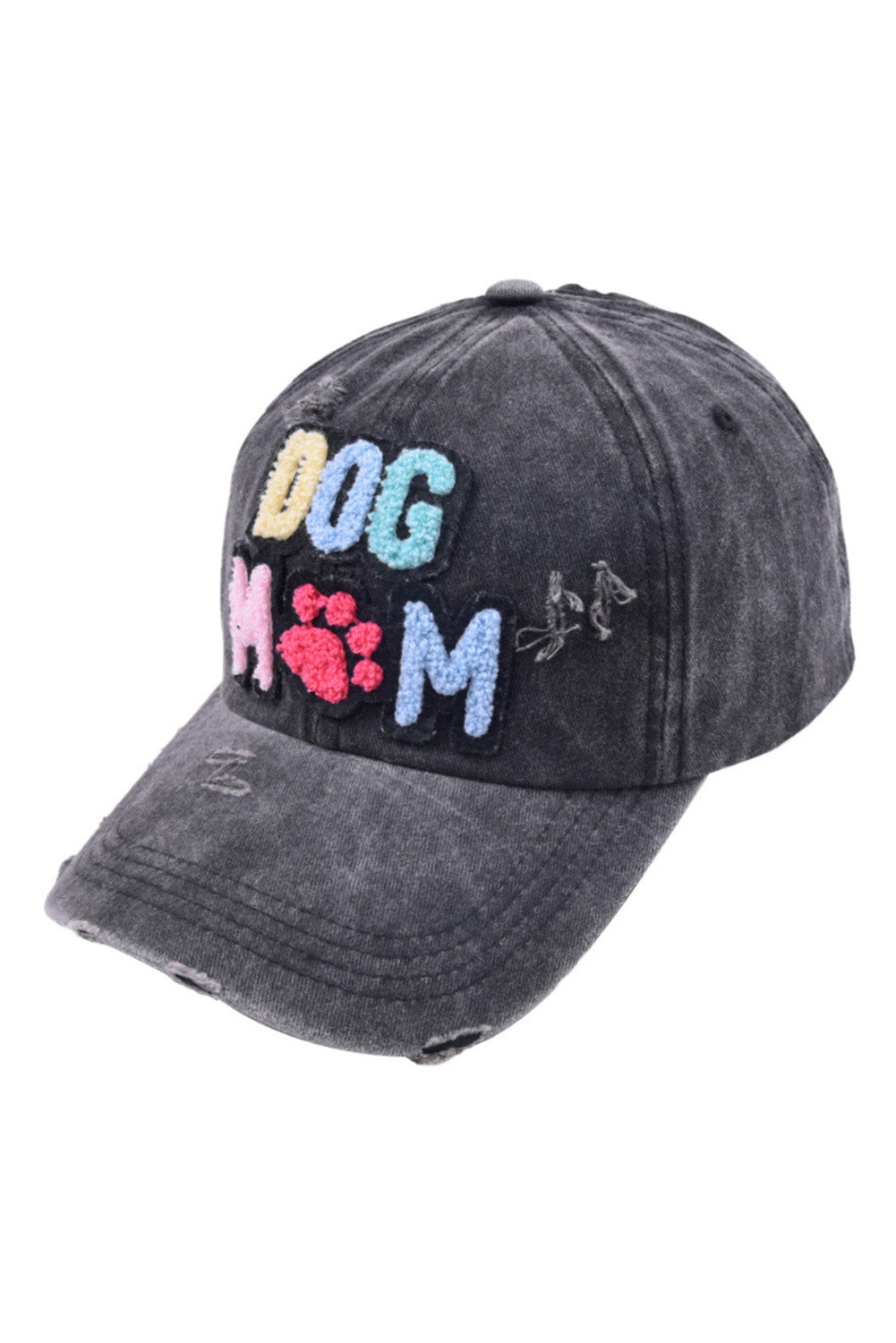 Black Dog Mama Baseball Cap-Accessories/Hats & Caps-[Adult]-[Female]-2022 Online Blue Zone Planet