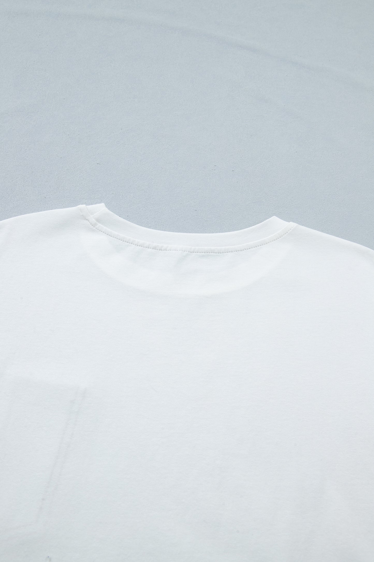 Sail Blue Color Block Chest Pocket Patched Casual Short Sleeve Top-Tops/Tops & Tees-[Adult]-[Female]-2022 Online Blue Zone Planet