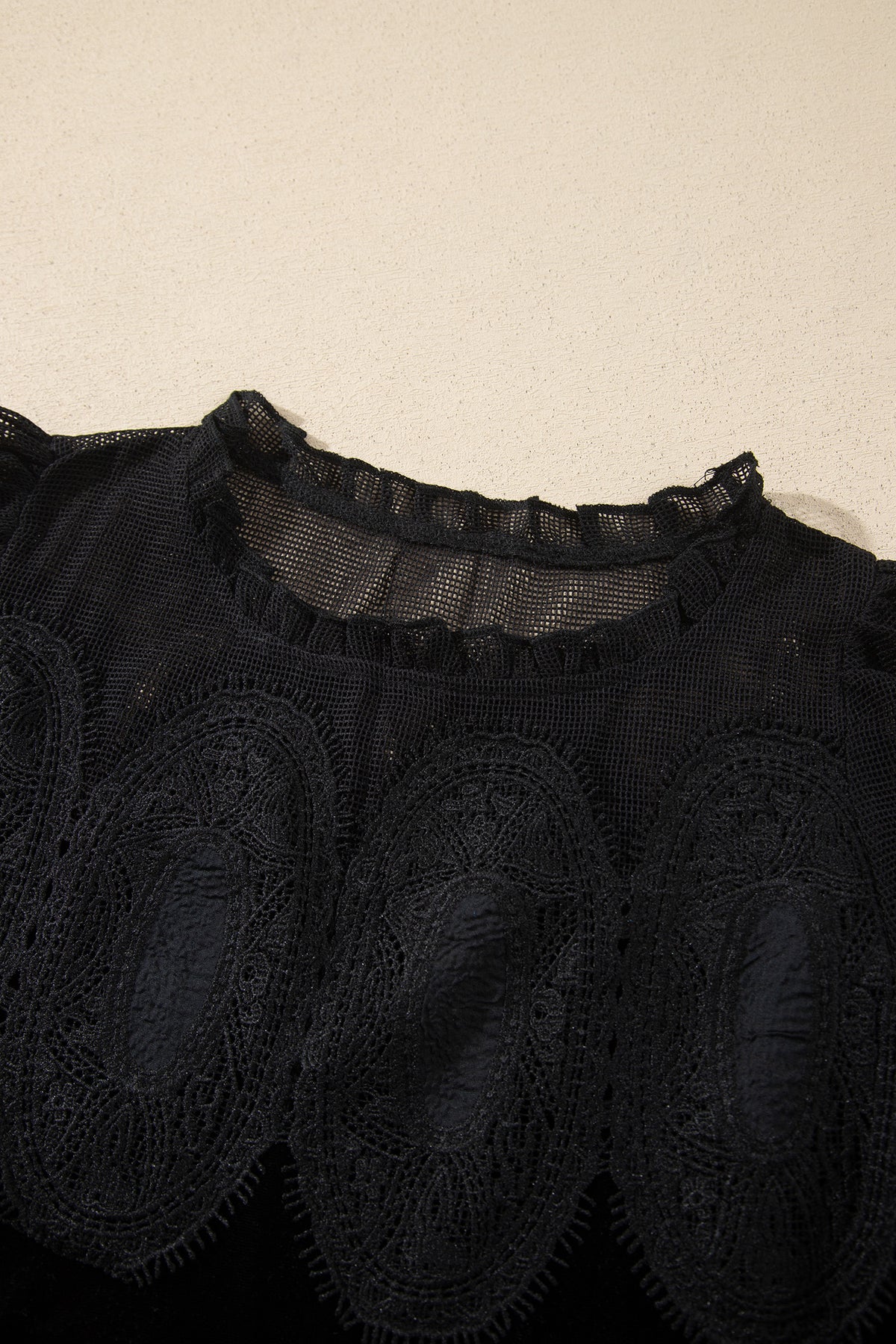 Black Embroidered Velvet Short Sleeve Mini Shift Dress-TOPS / DRESSES-[Adult]-[Female]-2022 Online Blue Zone Planet