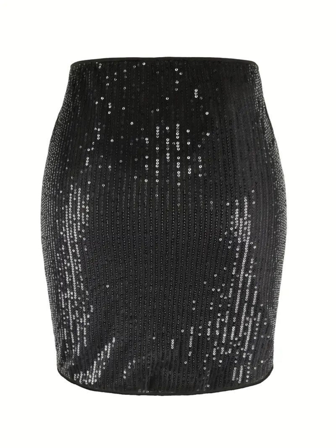 Sequin Mini Skirt-BOTTOMS SIZES SMALL MEDIUM LARGE-[Adult]-[Female]-2022 Online Blue Zone Planet