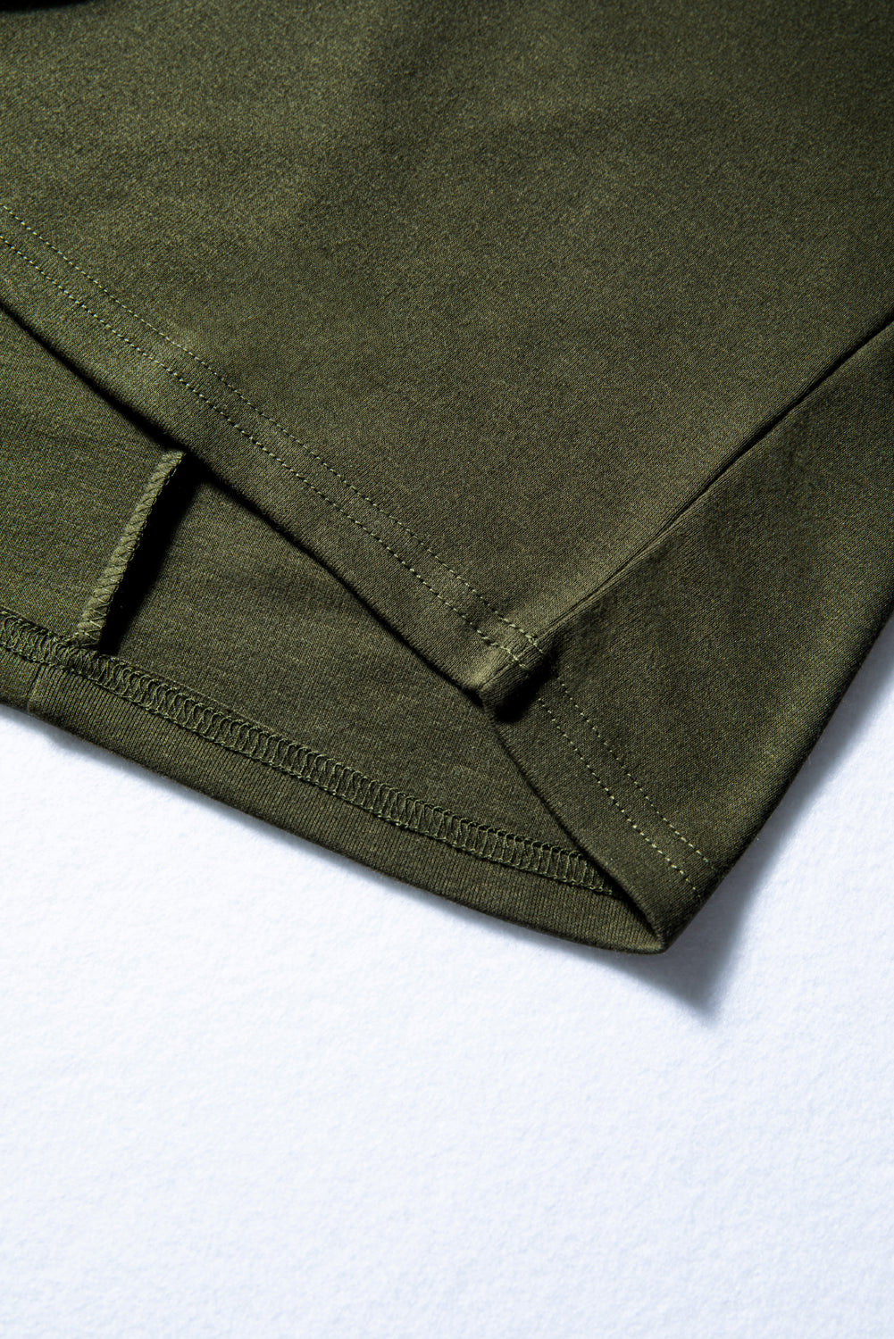 Four Leaf Clover Solid Color Extended Cuffs Long Sleeve Top-Tops/Long Sleeve Tops-[Adult]-[Female]-2022 Online Blue Zone Planet