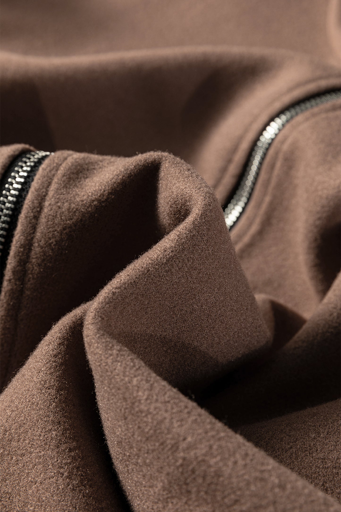 Four Leaf Clover Contrast Cuffed Drop Shoulder Zip up Tunic Hoodie-Tops / Dresses-[Adult]-[Female]-2022 Online Blue Zone Planet