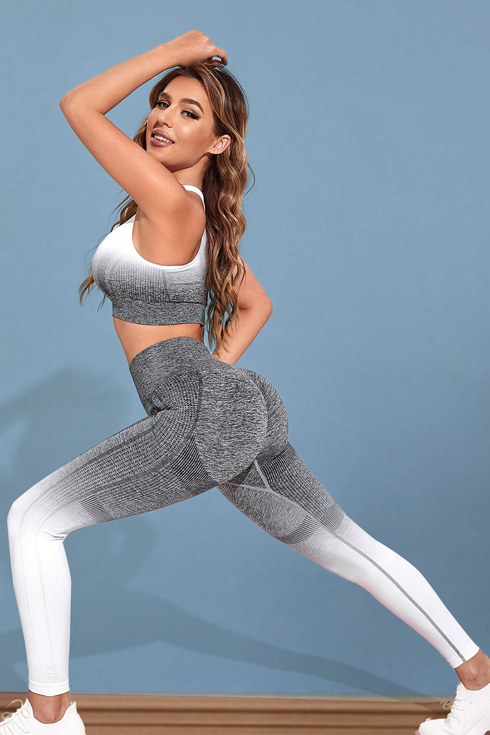 Gradient Sports Tank and Leggings Set-TOPS / DRESSES-[Adult]-[Female]-2022 Online Blue Zone Planet