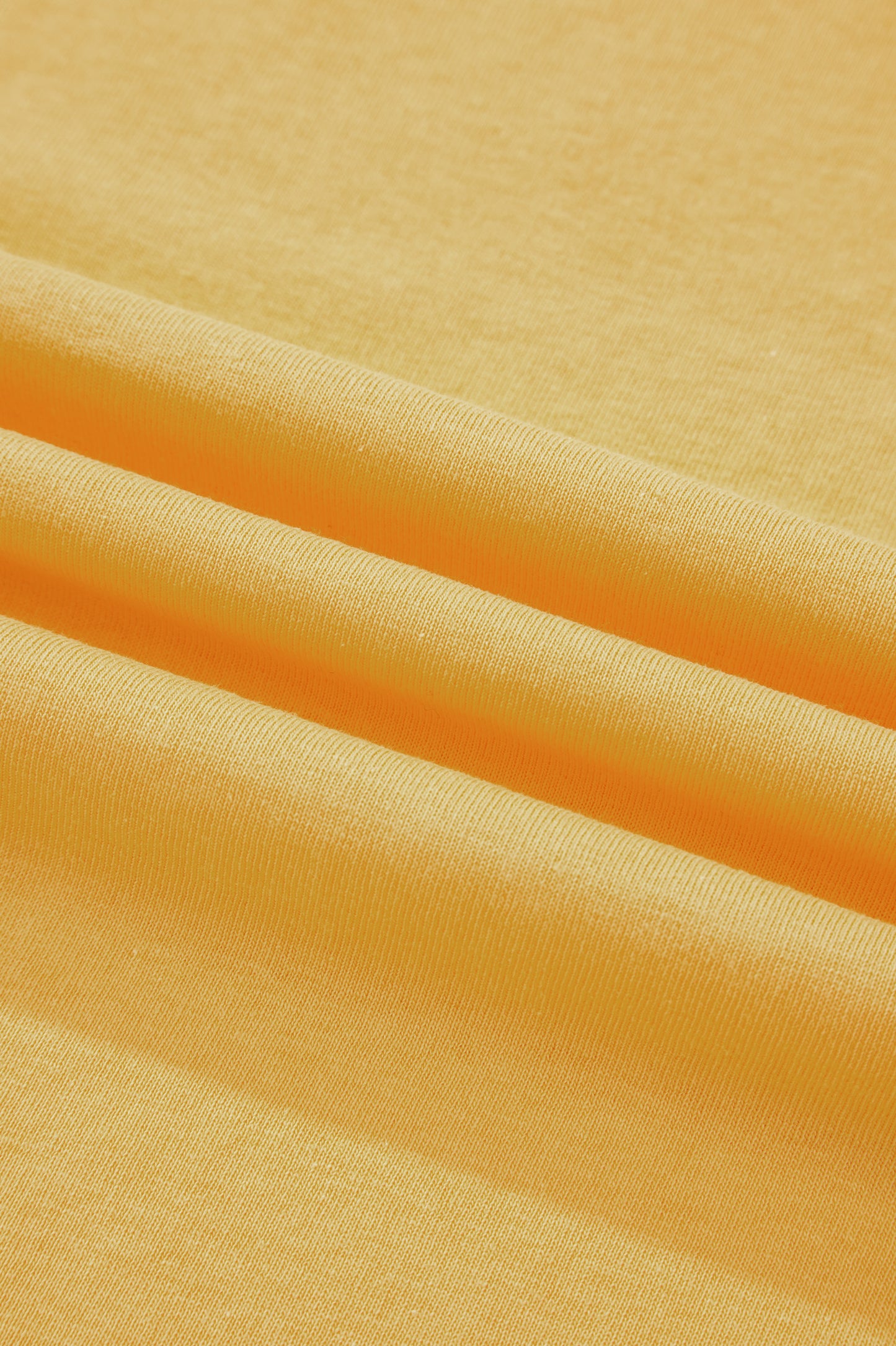 Banana Cream Contrast Trim Raw Hemline Short Sleeve Loose Top-Tops/Tops & Tees-[Adult]-[Female]-2022 Online Blue Zone Planet