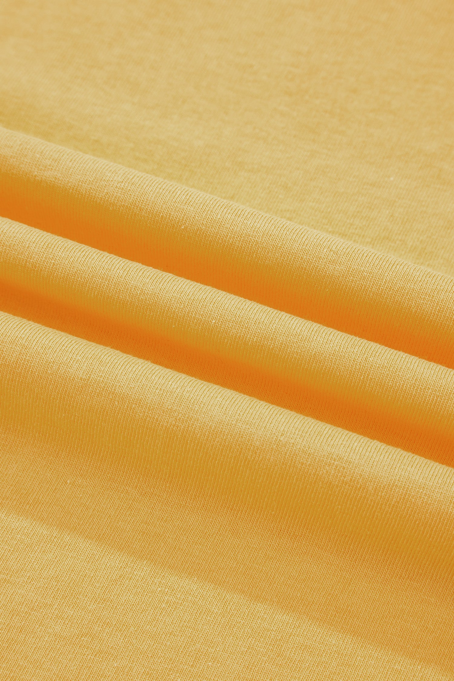 Banana Cream Contrast Trim Raw Hemline Short Sleeve Loose Top-Tops/Tops & Tees-[Adult]-[Female]-2022 Online Blue Zone Planet