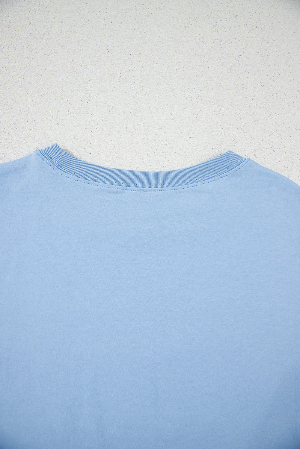 Myosotis Flag Bow Graphic Crewneck Tee-Tops/Tops & Tees-[Adult]-[Female]-2022 Online Blue Zone Planet
