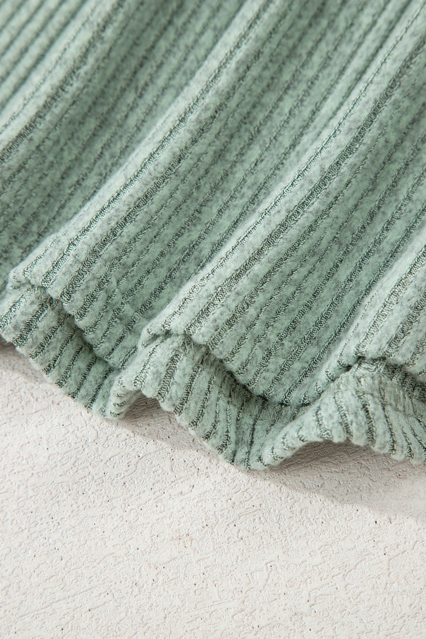 Grass Green Ribbed Notched Neck Knit Long Sleeve Leggings Two Pieces Lounge Set-Loungewear & Sleepwear/Loungewear-[Adult]-[Female]-2022 Online Blue Zone Planet