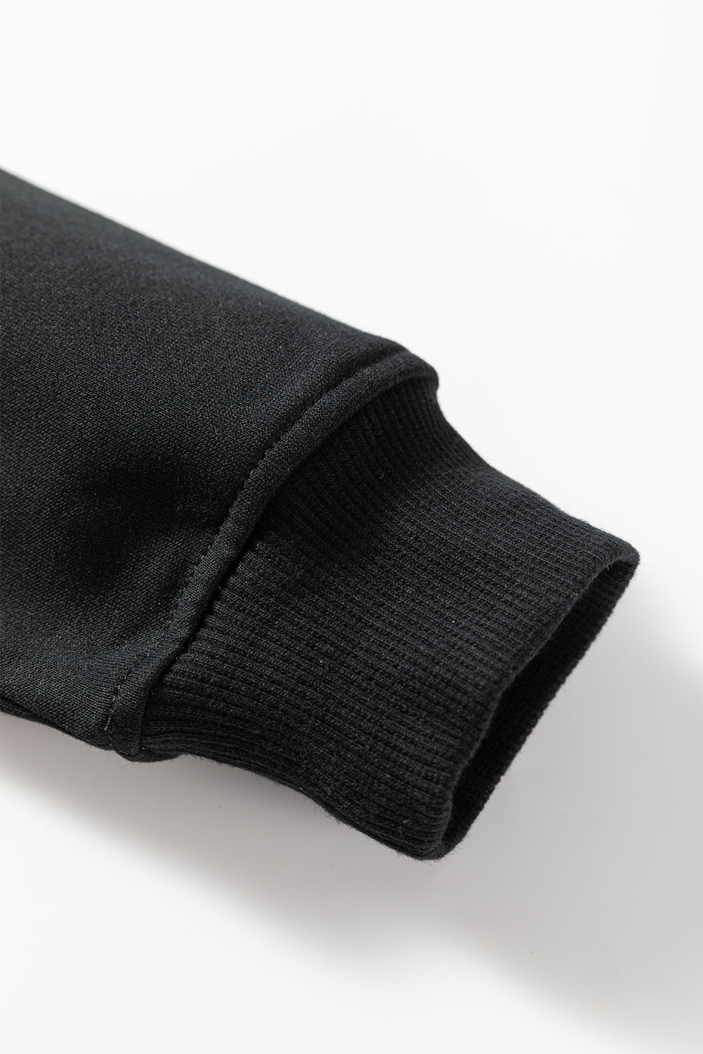 Black Contrast Piping Crewneck Pullover Mini Skirt Set-Two Piece Sets/Two Piece Dresses-[Adult]-[Female]-2022 Online Blue Zone Planet