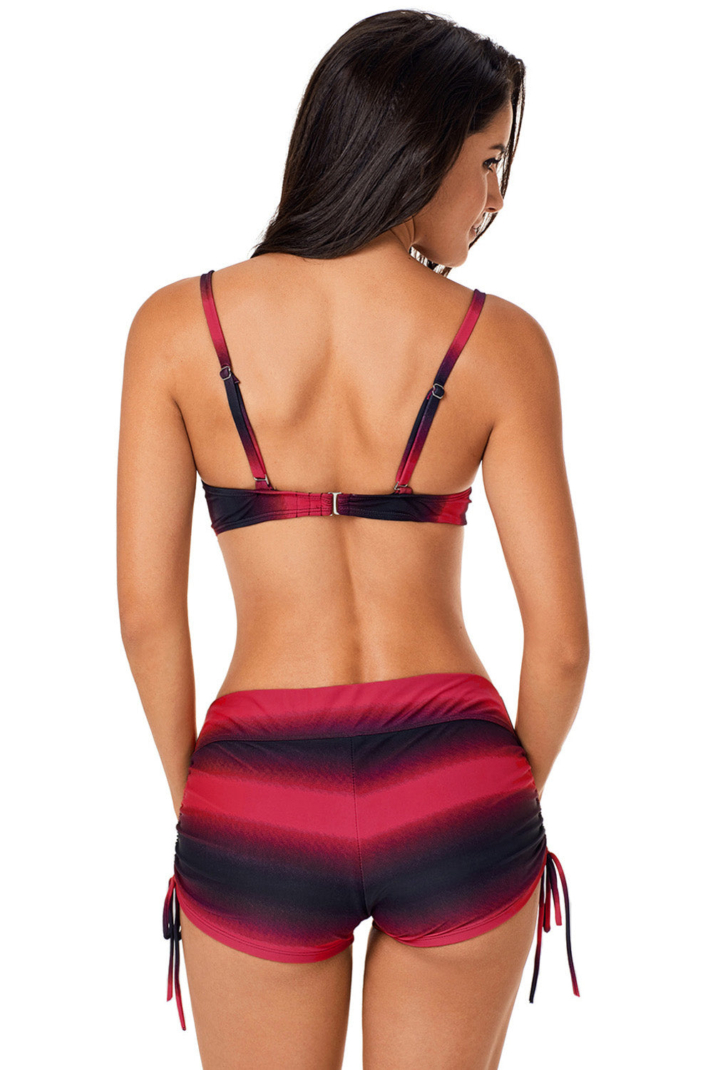 Drawstring Sweetheart Neck Bikini Set-TOPS / DRESSES-[Adult]-[Female]-2022 Online Blue Zone Planet