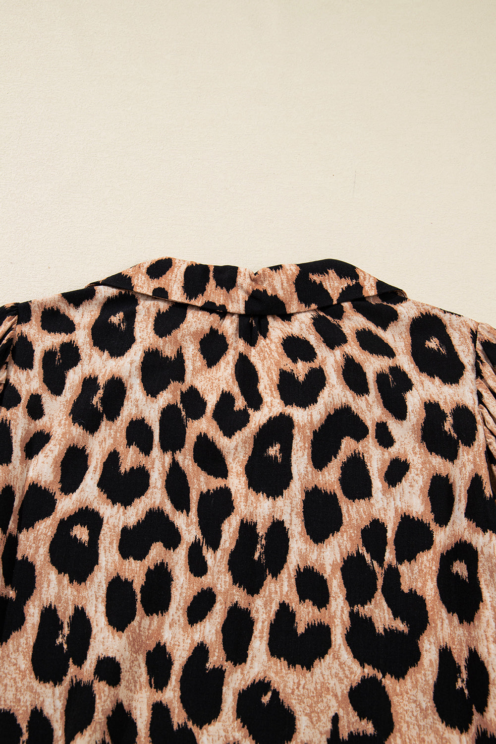 Brown Leopard Print Smocked Detail Flowy Midi Dress-TOPS / DRESSES-[Adult]-[Female]-2022 Online Blue Zone Planet