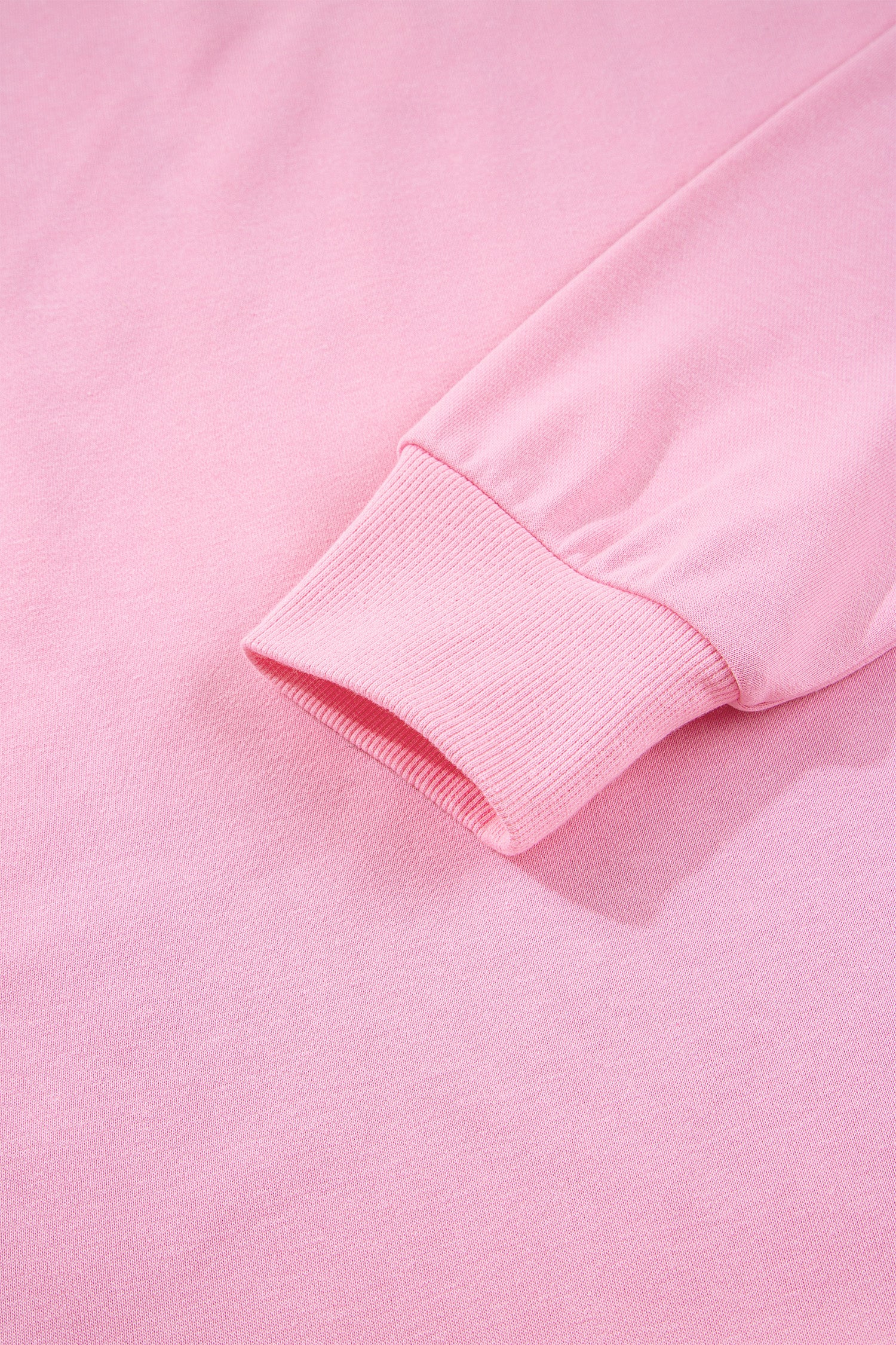 Pink Bow Sequin XOXO Letter Graphic Exposed Seam Baggy Sweatshirt-Tops/Sweatshirts & Hoodies-[Adult]-[Female]-2022 Online Blue Zone Planet