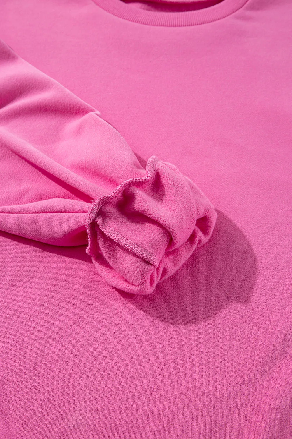 Round Neck Long Sleeve Sweatshirt-TOPS / DRESSES-[Adult]-[Female]-2022 Online Blue Zone Planet