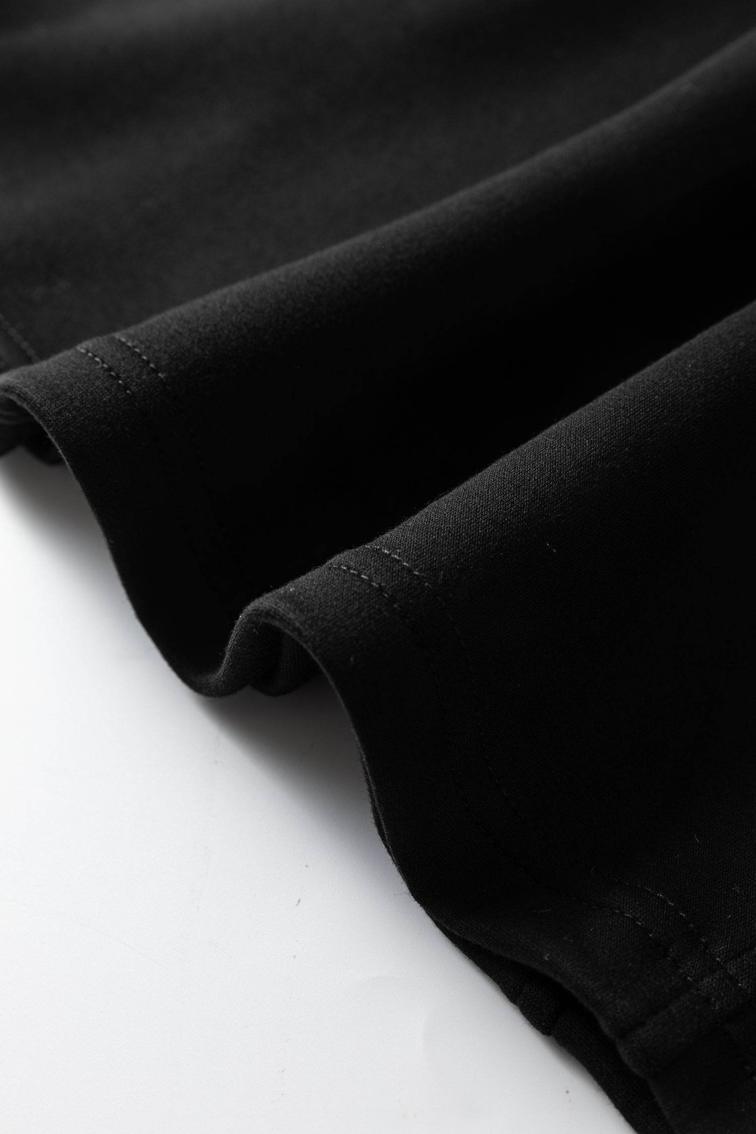 Black Leopard Patchwork Zip Collared Short Puff Sleeve Shift Mini Dress-TOPS / DRESSES-[Adult]-[Female]-2022 Online Blue Zone Planet