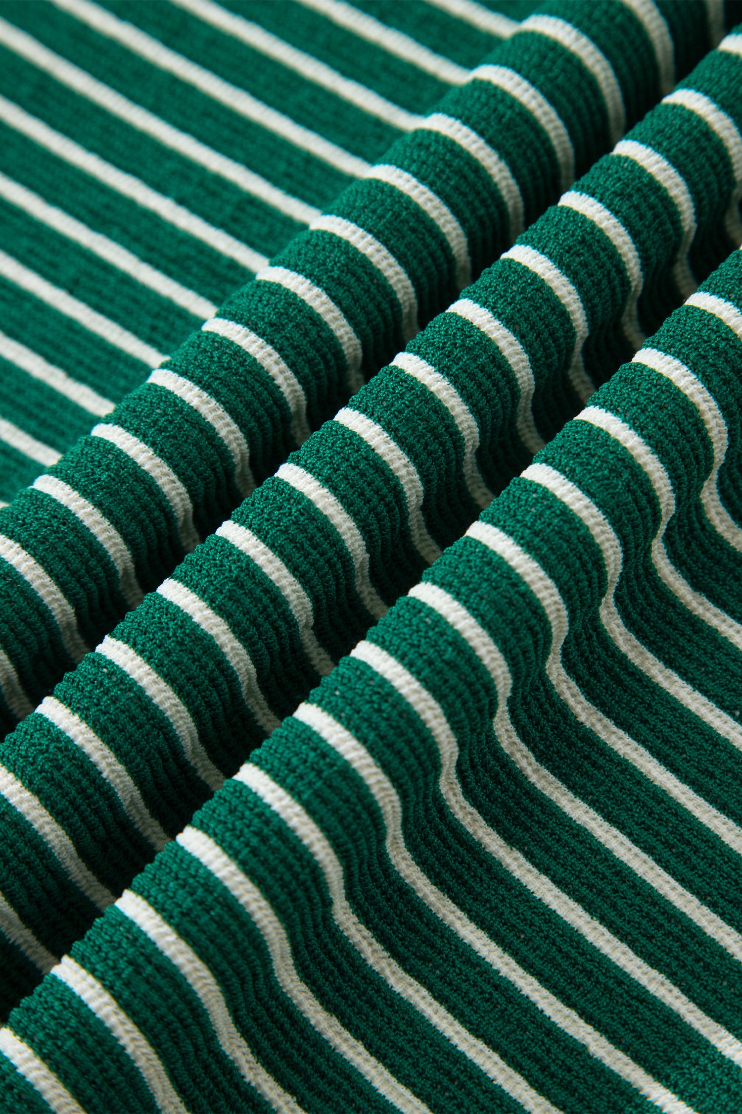 Green Stripe Contrast Print Color Block Detail Relaxed Tee-Tops/Tops & Tees-[Adult]-[Female]-2022 Online Blue Zone Planet