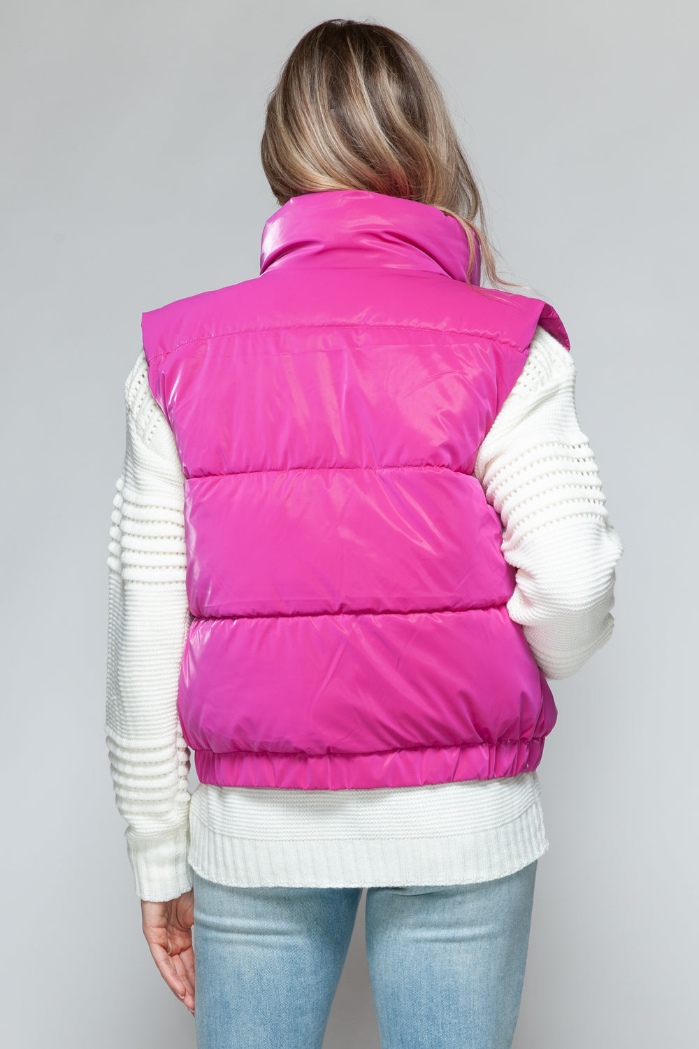 Snobbish Fine Fur Lining Quilted Vest-TOPS / DRESSES-[Adult]-[Female]-2022 Online Blue Zone Planet