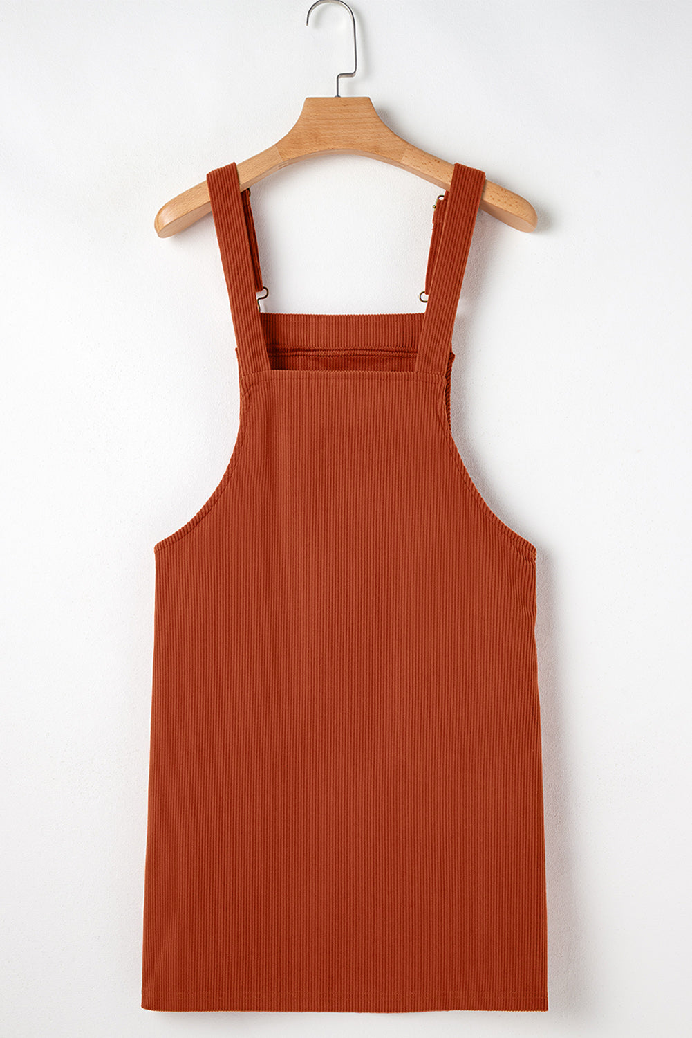 Blue Zone Planet | Cinnamon Solid Front Pockets Sleeveless Corduroy Overall Dress-TOPS / DRESSES-[Adult]-[Female]-2022 Online Blue Zone Planet