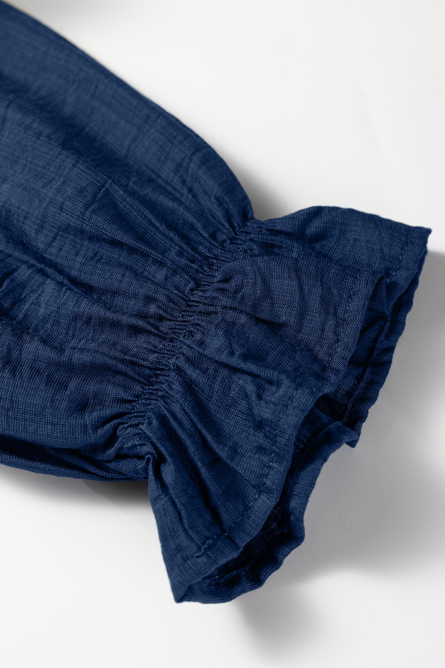 Violet Leopard Trim V Neck Flounced Bracelet Sleeve Blouse-Bracelet-[Adult]-[Female]-2022 Online Blue Zone Planet