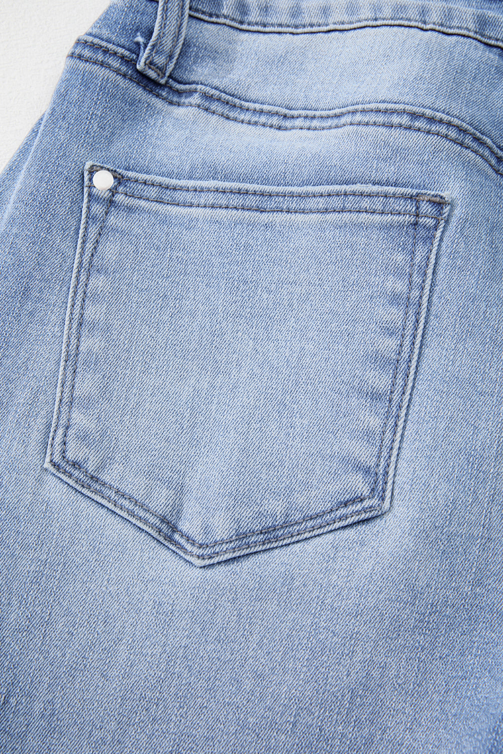 Blue Zone Planet | Beau Blue Mineral Wash Raw Hem High Waist Flared Jeans-Bottoms/Jeans-[Adult]-[Female]-2022 Online Blue Zone Planet