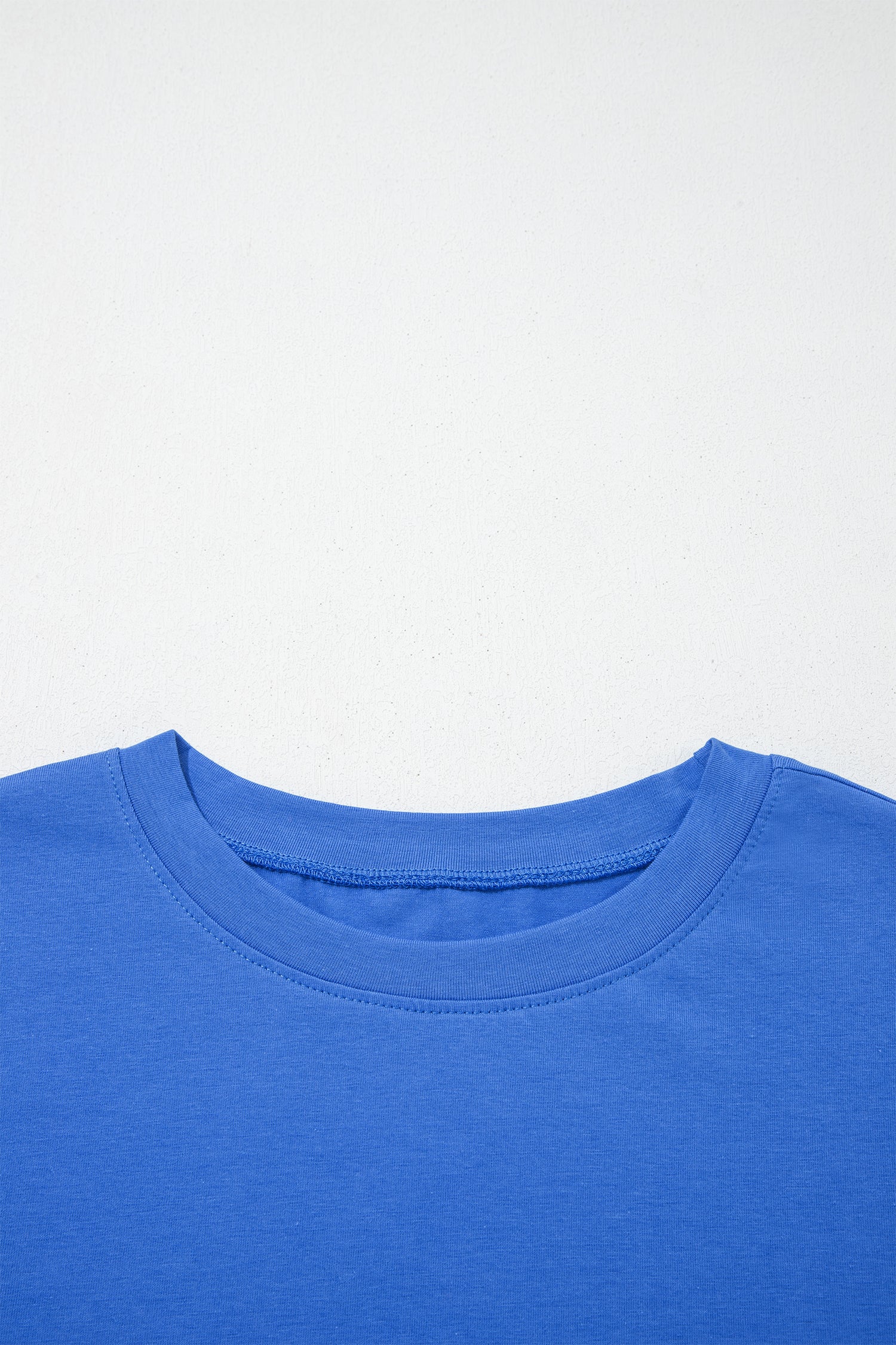 Dark Blue Varsity Striped Short Sleeve Crew Neck T Shirt-Tops/Tops & Tees-[Adult]-[Female]-2022 Online Blue Zone Planet